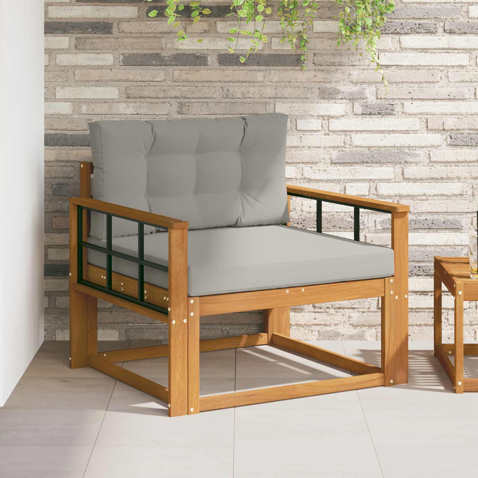 Sofa de milieu extérieur Bois d'Acacia Massif Naturel - XIOS