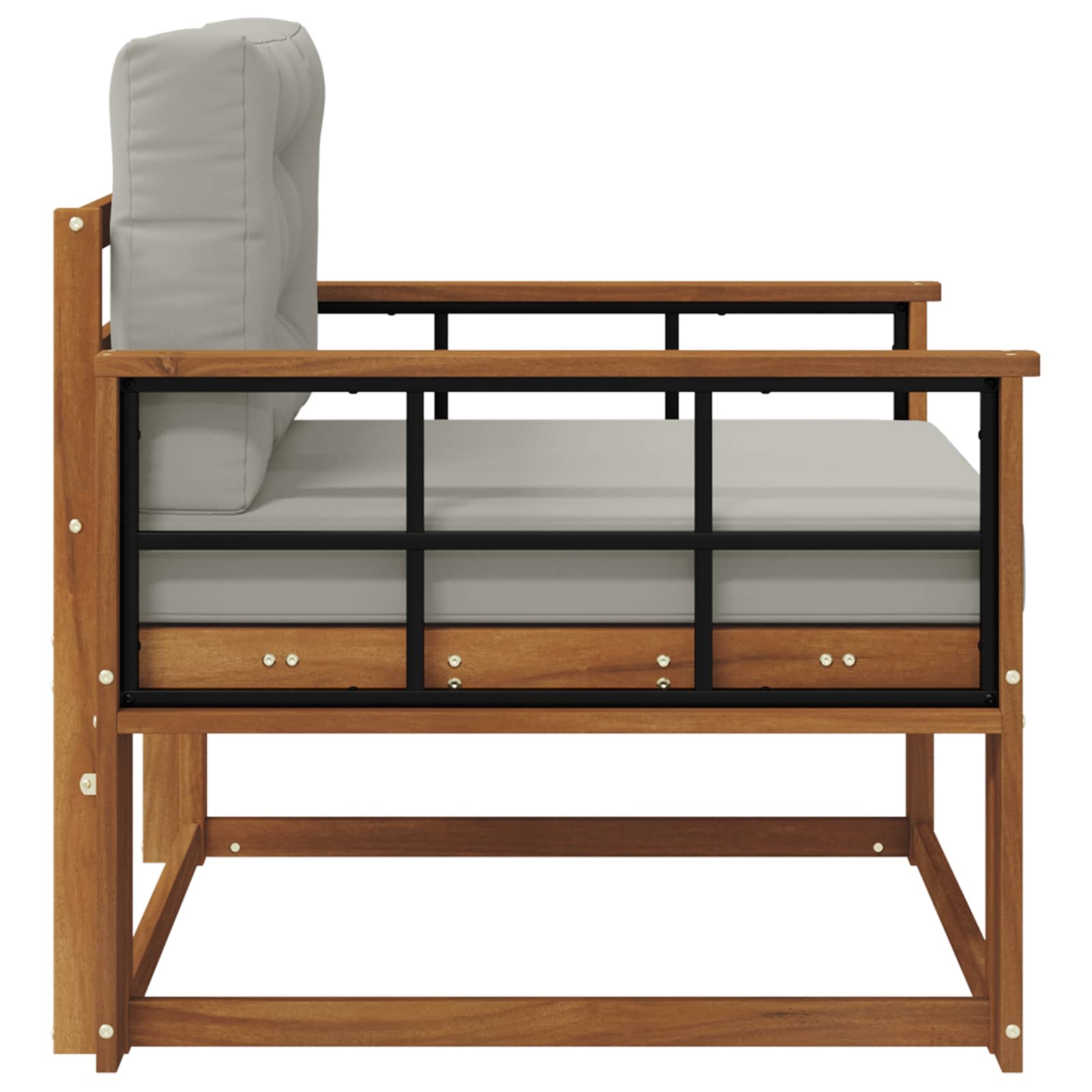 Sofa de milieu extérieur Bois d'Acacia Massif Naturel - XIOS