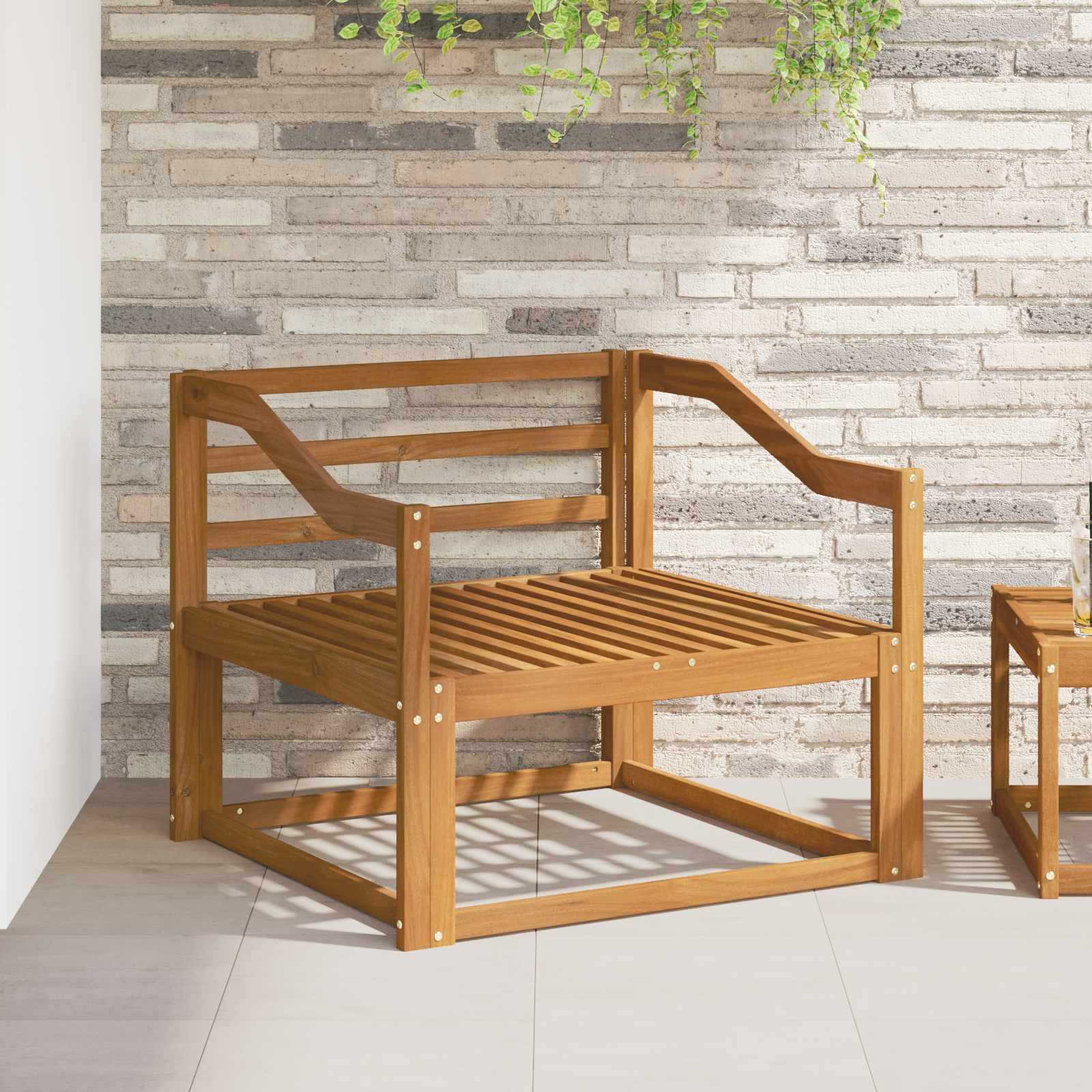 Sofa de milieu extérieur Bois d'Acacia Massif Naturel - XIOS