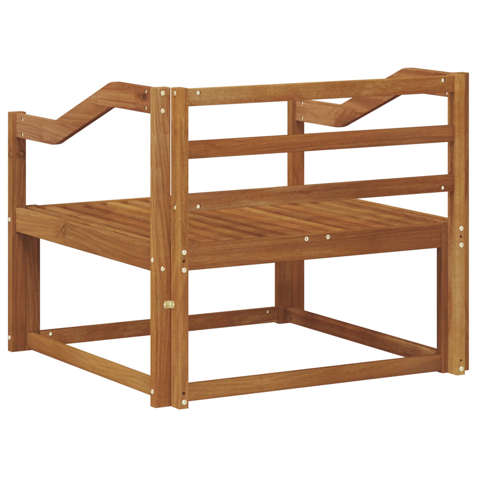 Sofa de milieu extérieur Bois d'Acacia Massif Naturel - XIOS