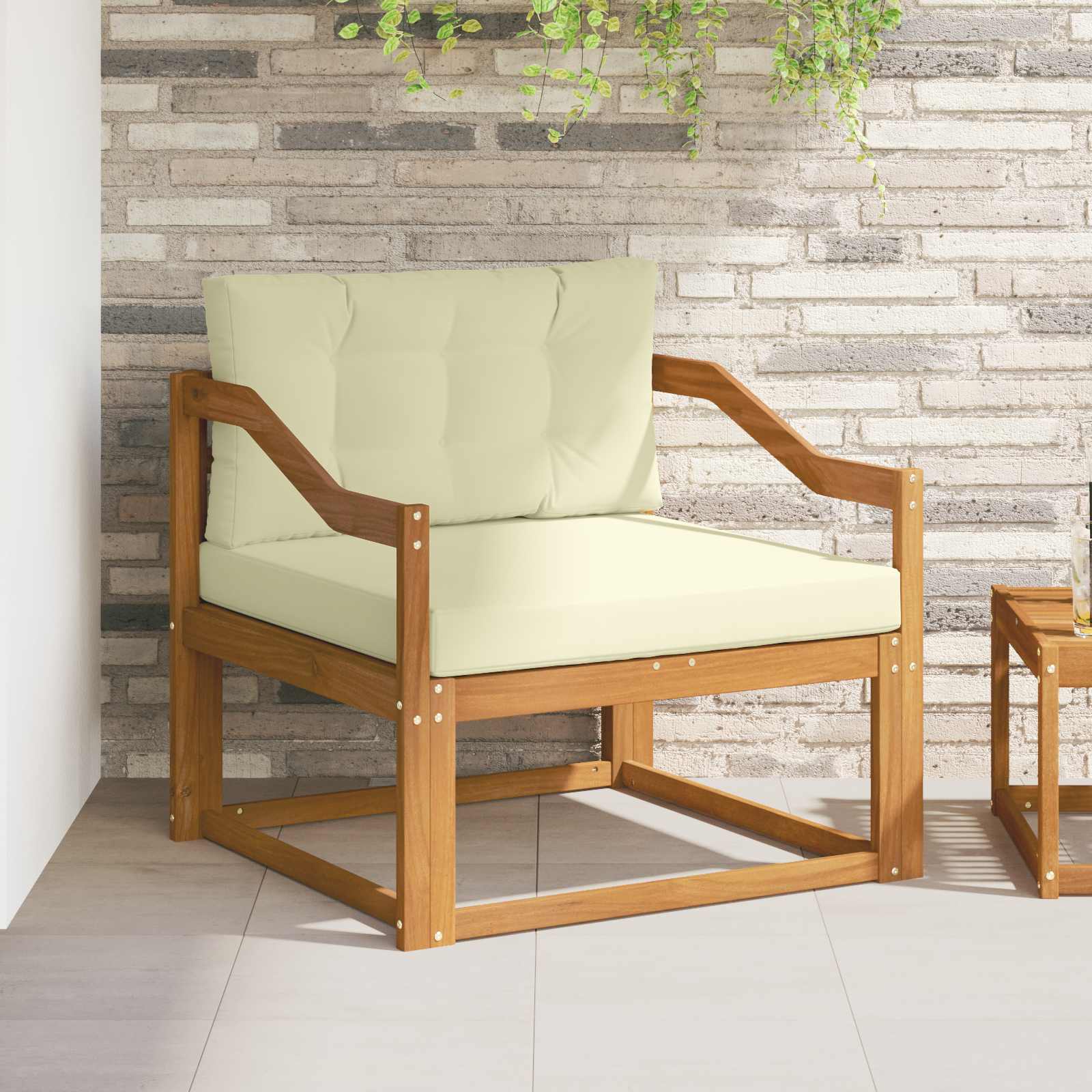 Sofa de milieu extérieur Bois d'Acacia Massif Naturel - XIOS