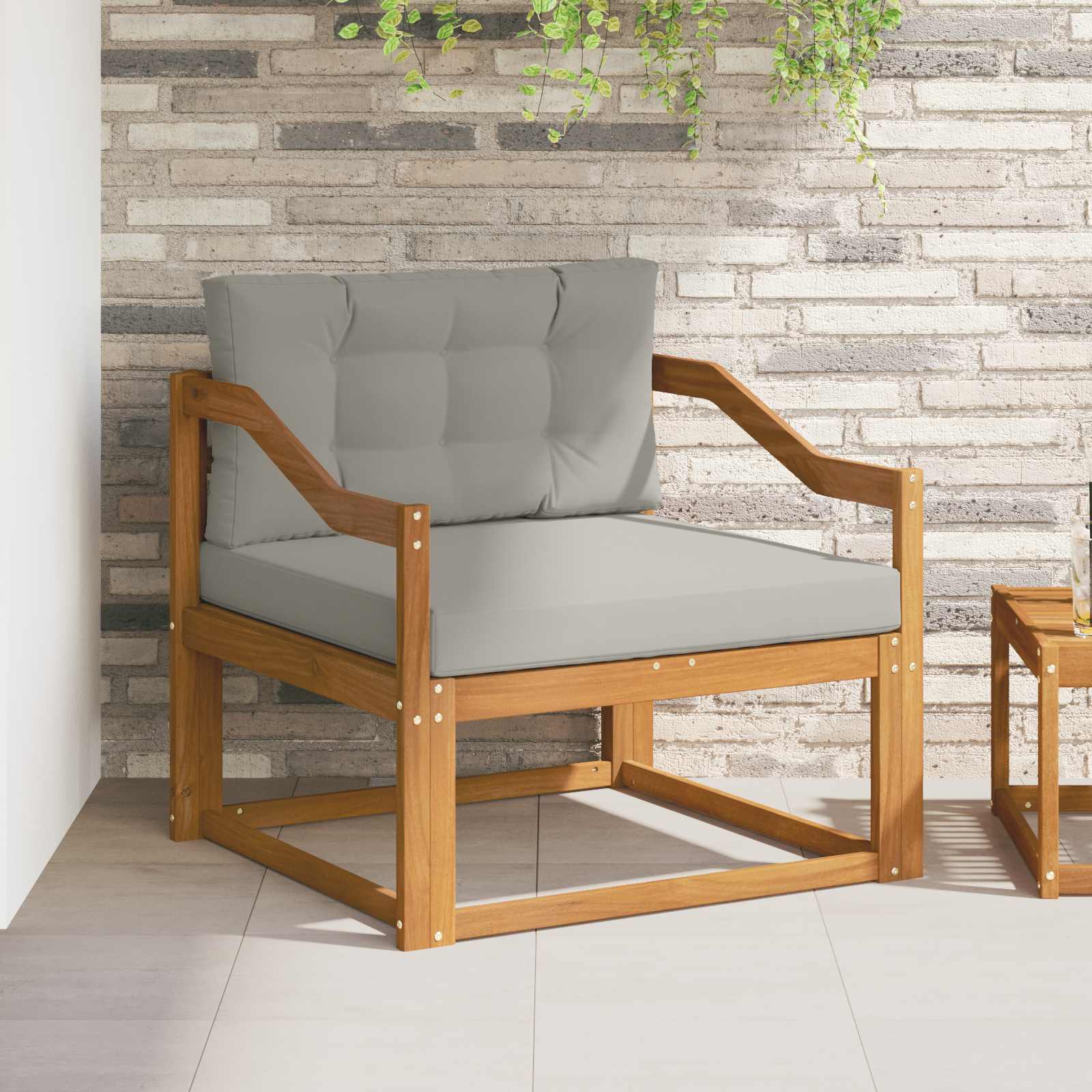 Sofa de milieu extérieur Bois d'Acacia Massif Naturel - XIOS