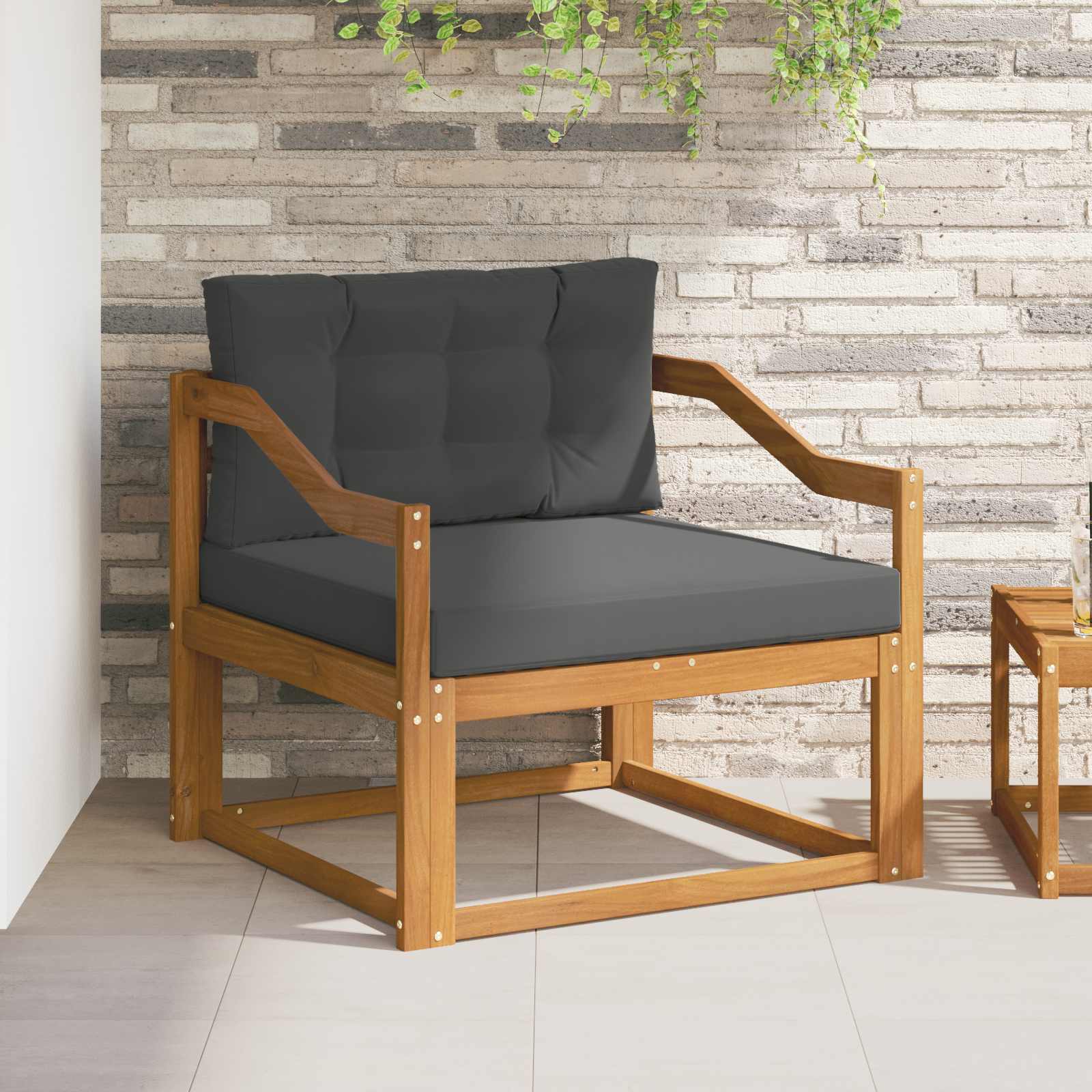 Sofa de milieu extérieur Bois d'Acacia Massif Naturel - XIOS