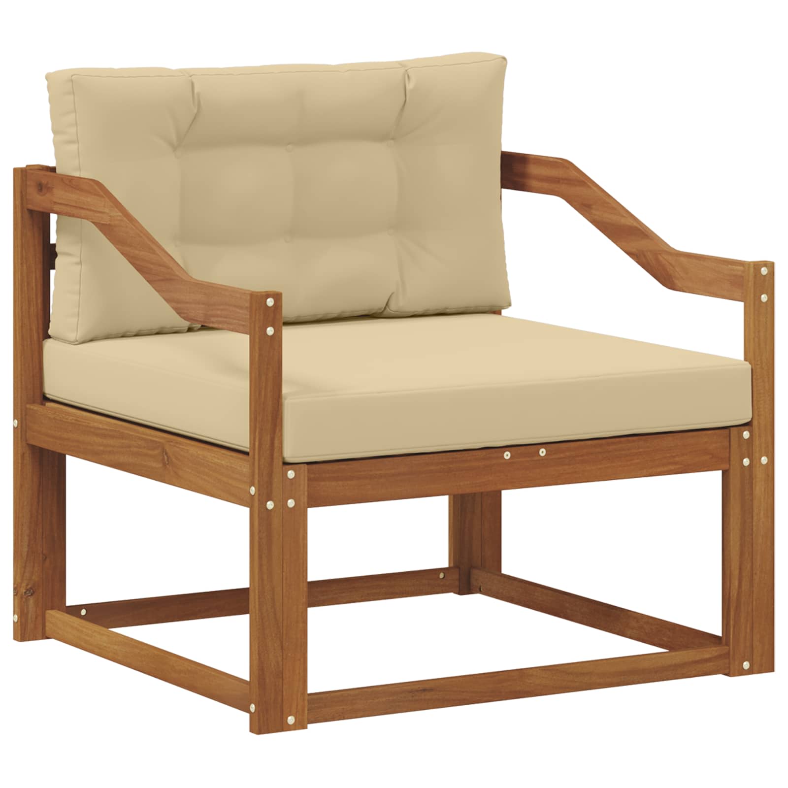 Sofa de milieu extérieur Bois d'Acacia Massif Naturel - XIOS