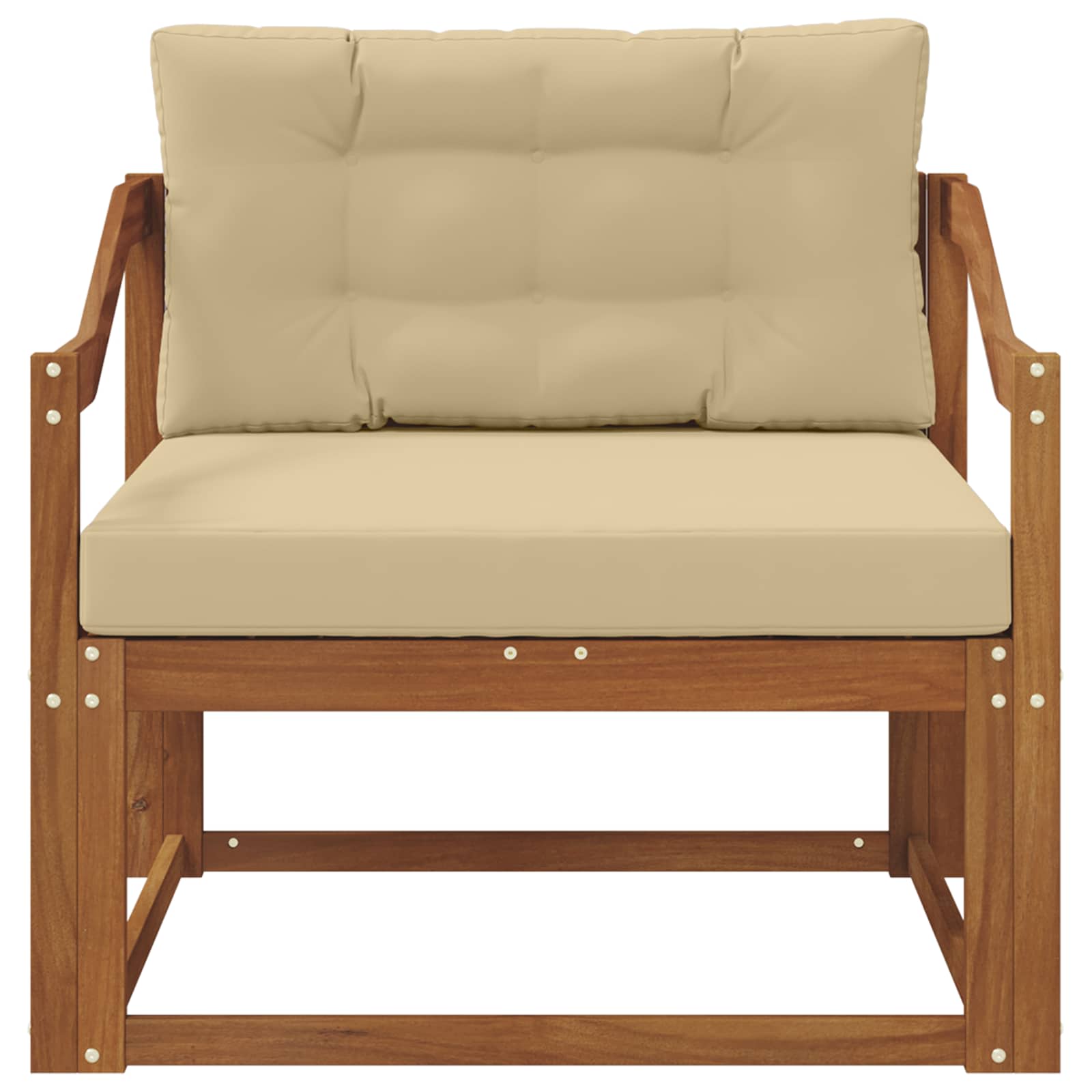 Sofa de milieu extérieur Bois d'Acacia Massif Naturel - XIOS