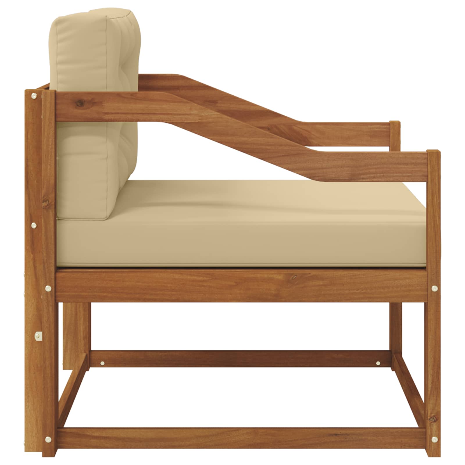 Sofa de milieu extérieur Bois d'Acacia Massif Naturel - XIOS