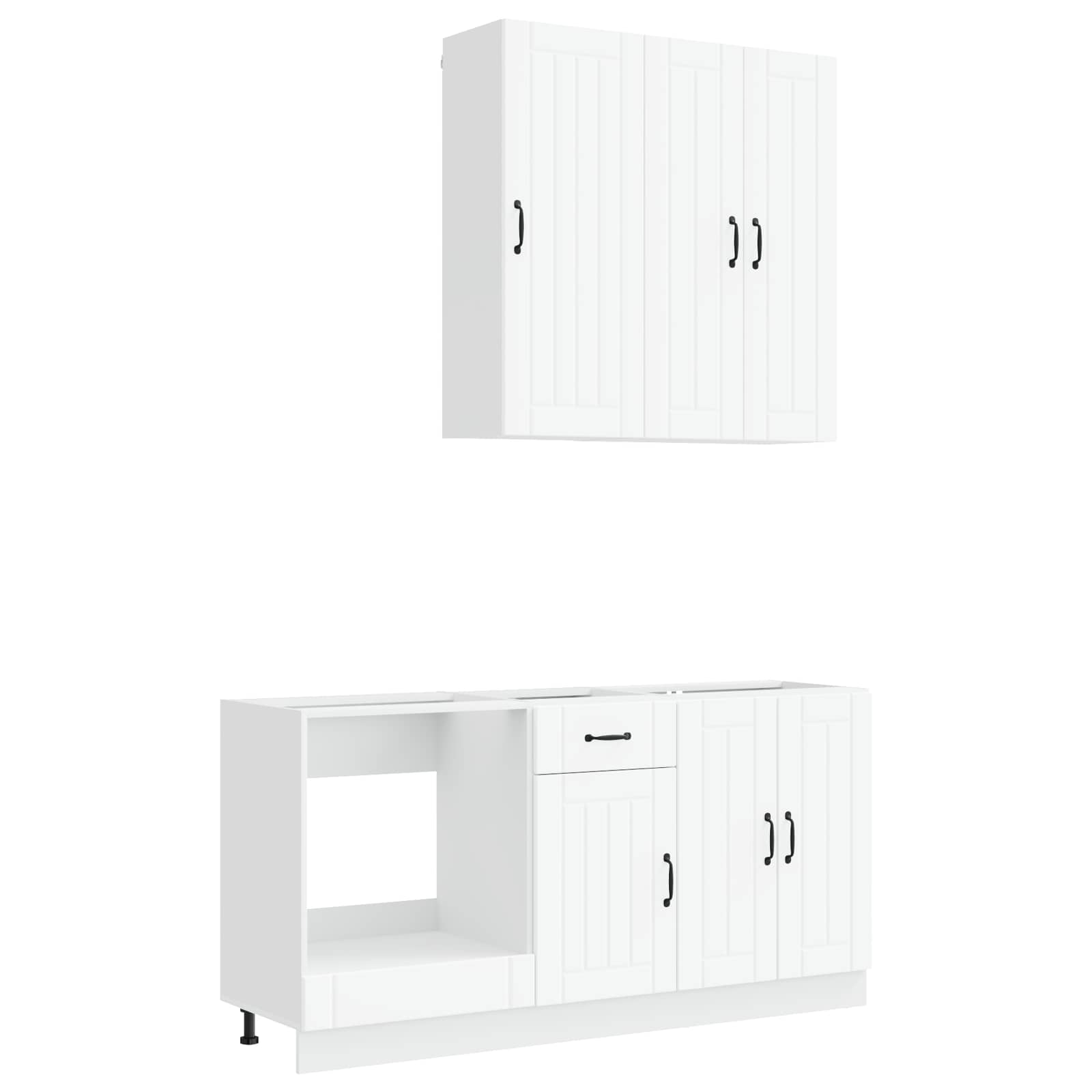 Unité de cuisine LUCCA 5 pc Blanc