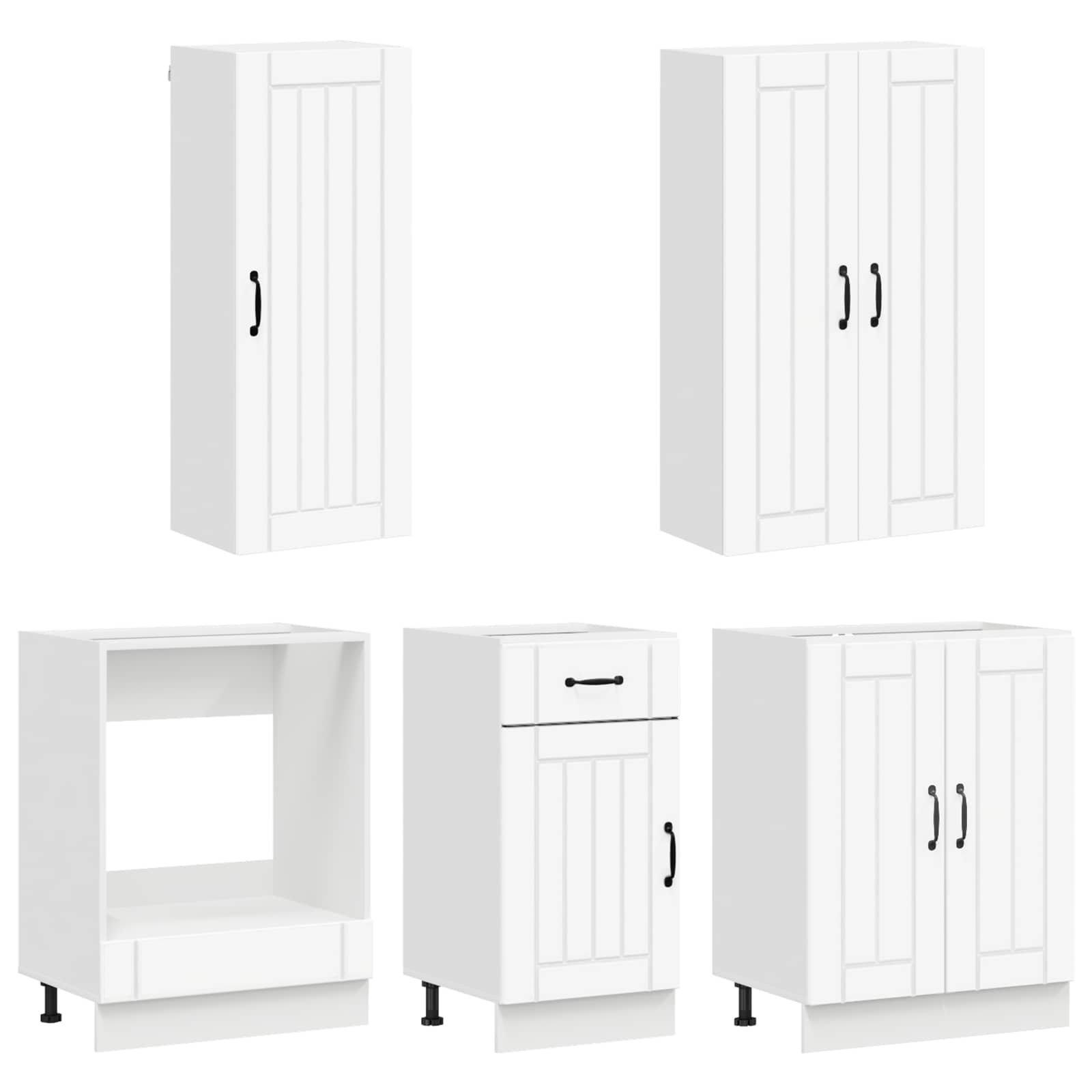 Unité de cuisine LUCCA 5 pc Blanc