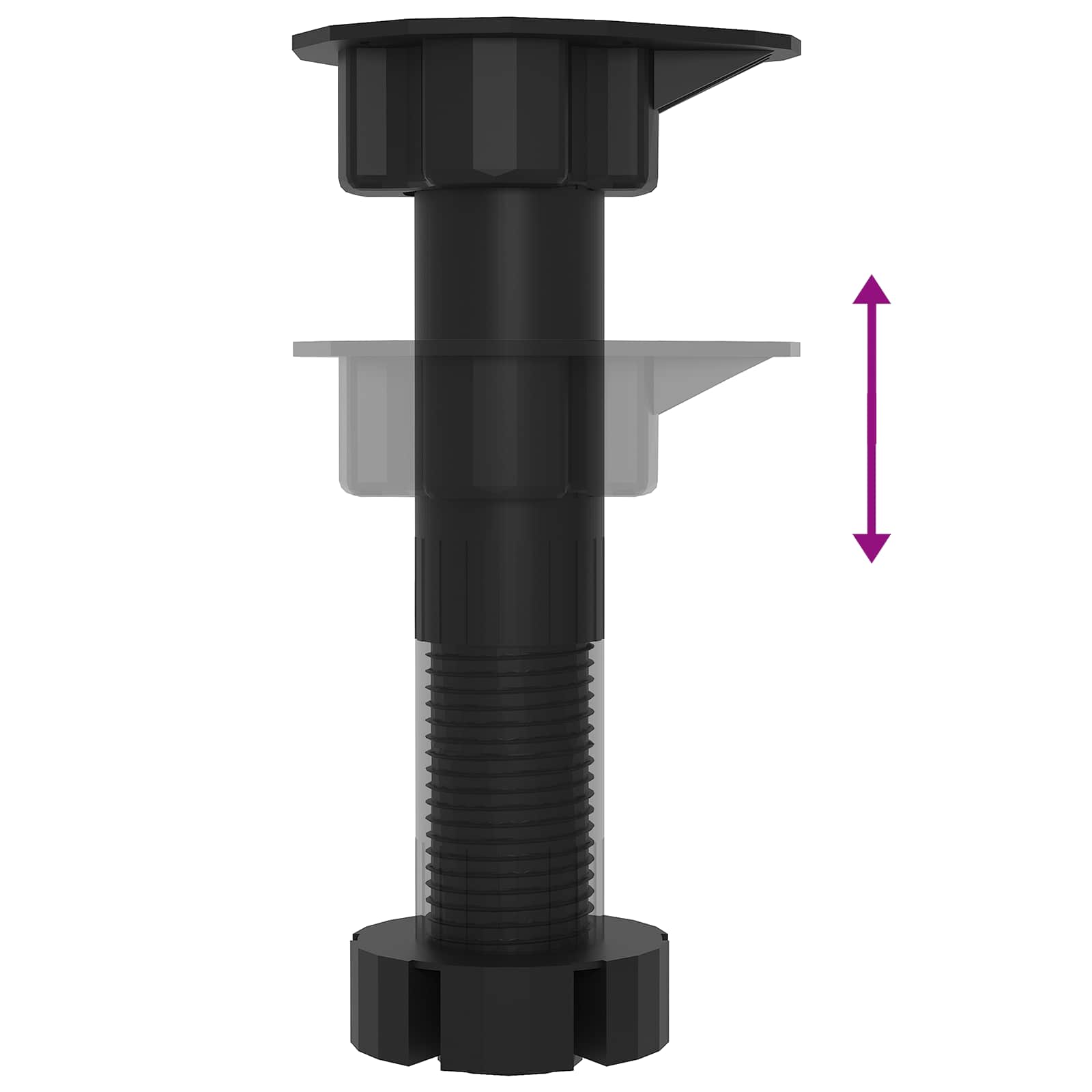 Unité de cuisine LYON 4 pc Gris béton Bois d'ingénierie - XIOS