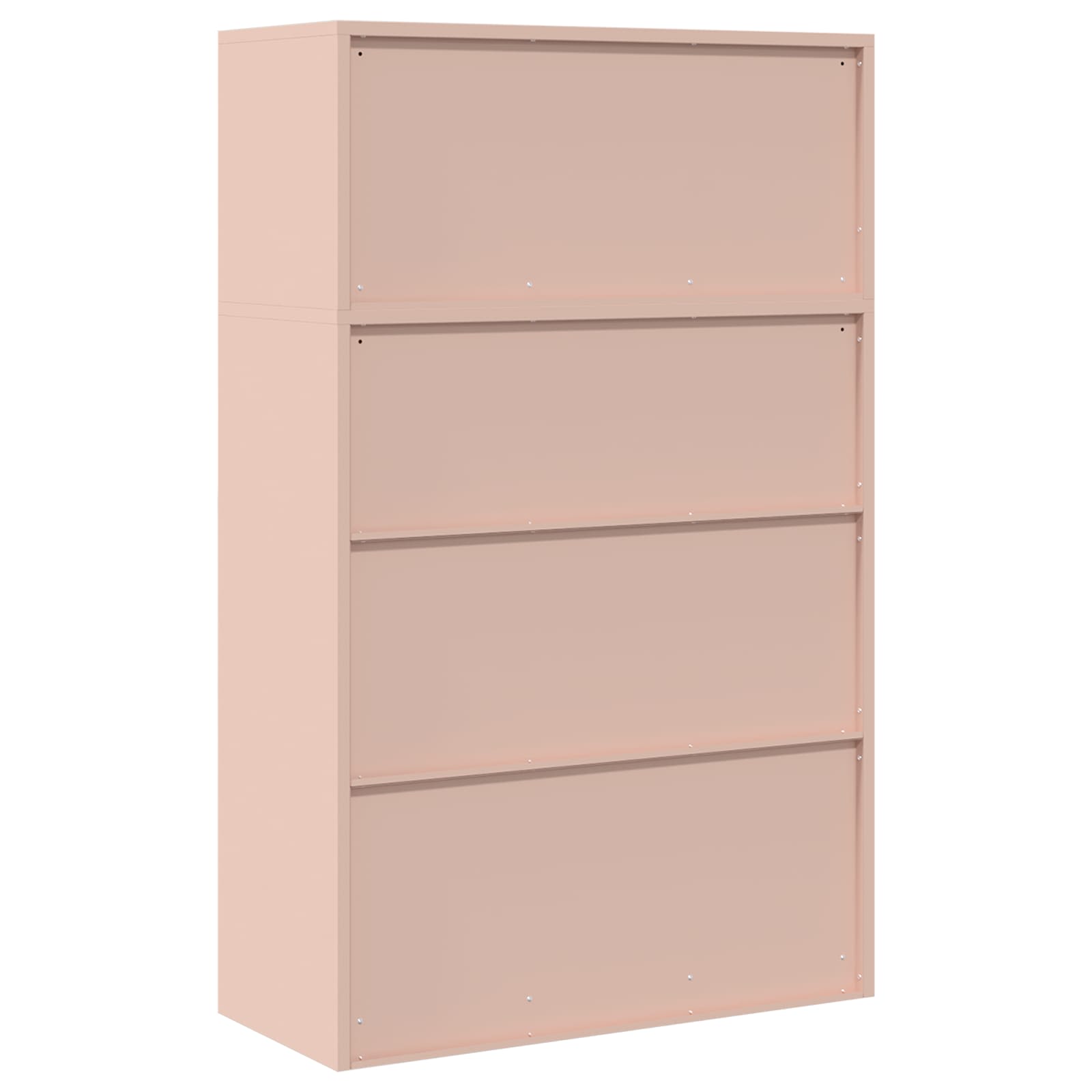Armoire de rangement 2 pc Rose 90 x 40 x 145 cm Acier