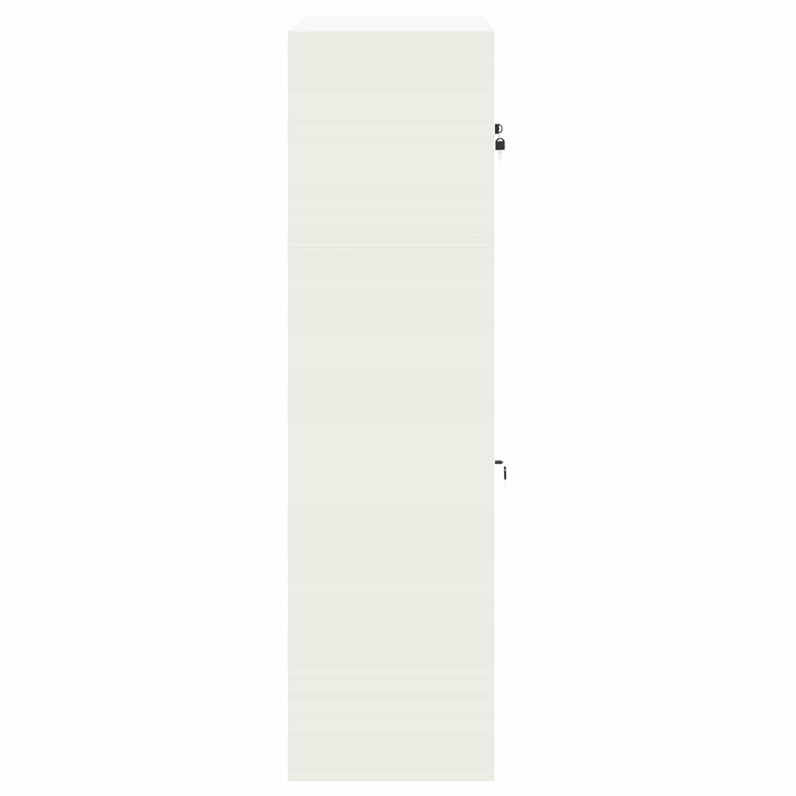 Armoire de rangement 2 pc Blanc 90 x 40 x 145 cm Acier