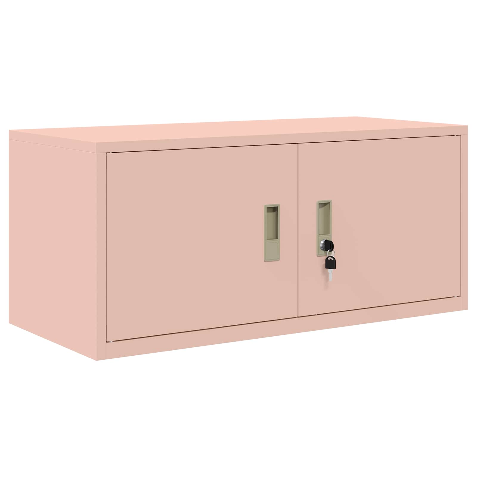 Armoire de rangement 2 pc Rose 90 x 40 x 180 cm Acier