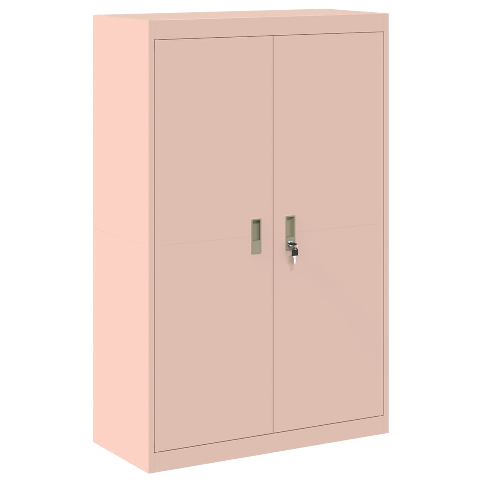 Armoire de rangement 2 pc Rose 90 x 40 x 180 cm Acier