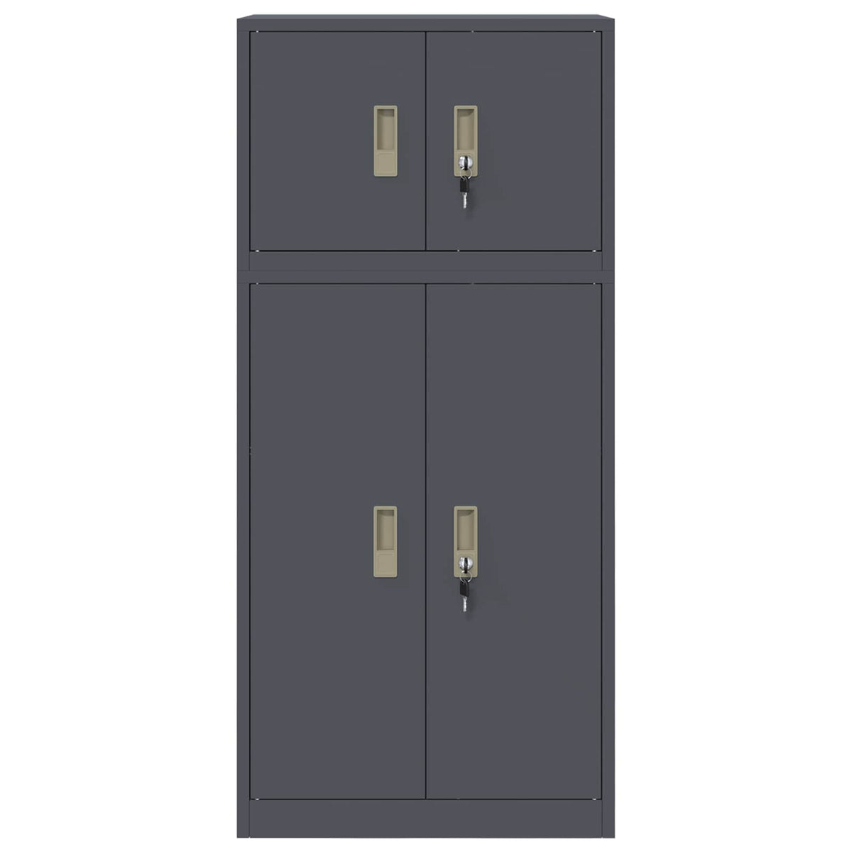 Armoire de rangement 2 pc Anthracite 60 x 40 x 130 cm Acier