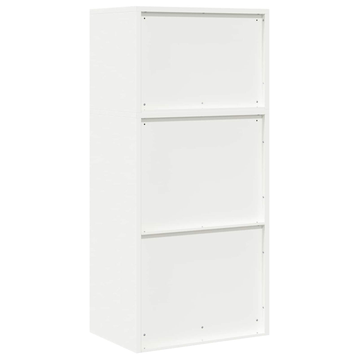 Armoire de rangement 2 pc Blanc 60 x 40 x 130 cm Acier