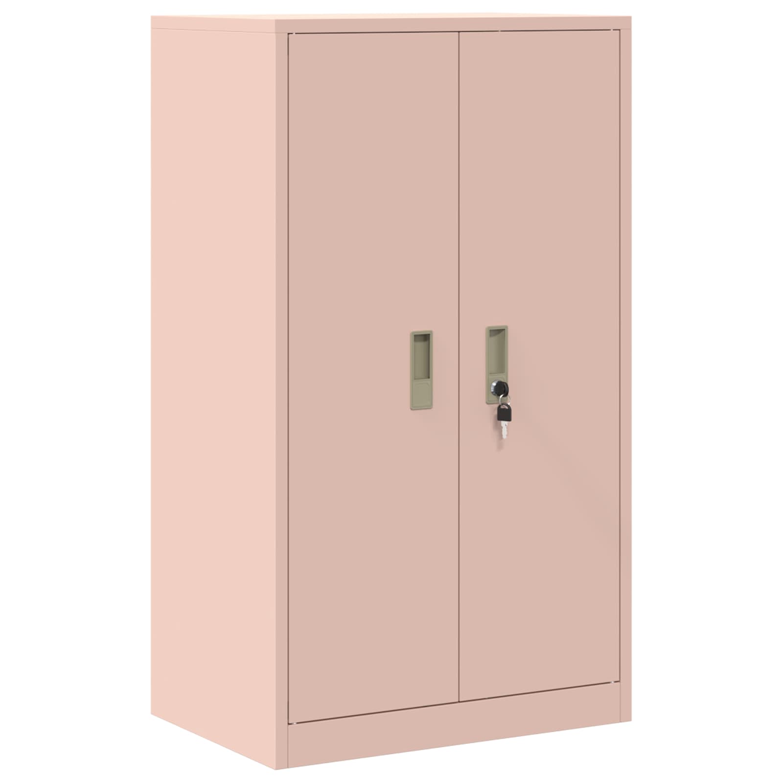 Armoire de rangement 2 pc Rose 60 x 40 x 145 cm Acier