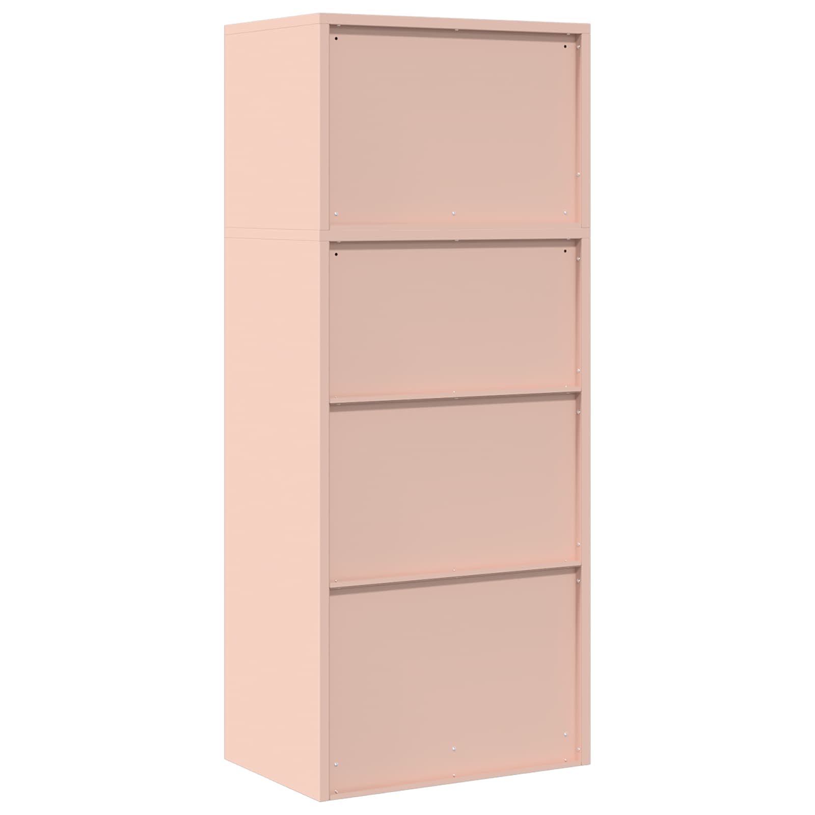 Armoire de rangement 2 pc Rose 60 x 40 x 145 cm Acier