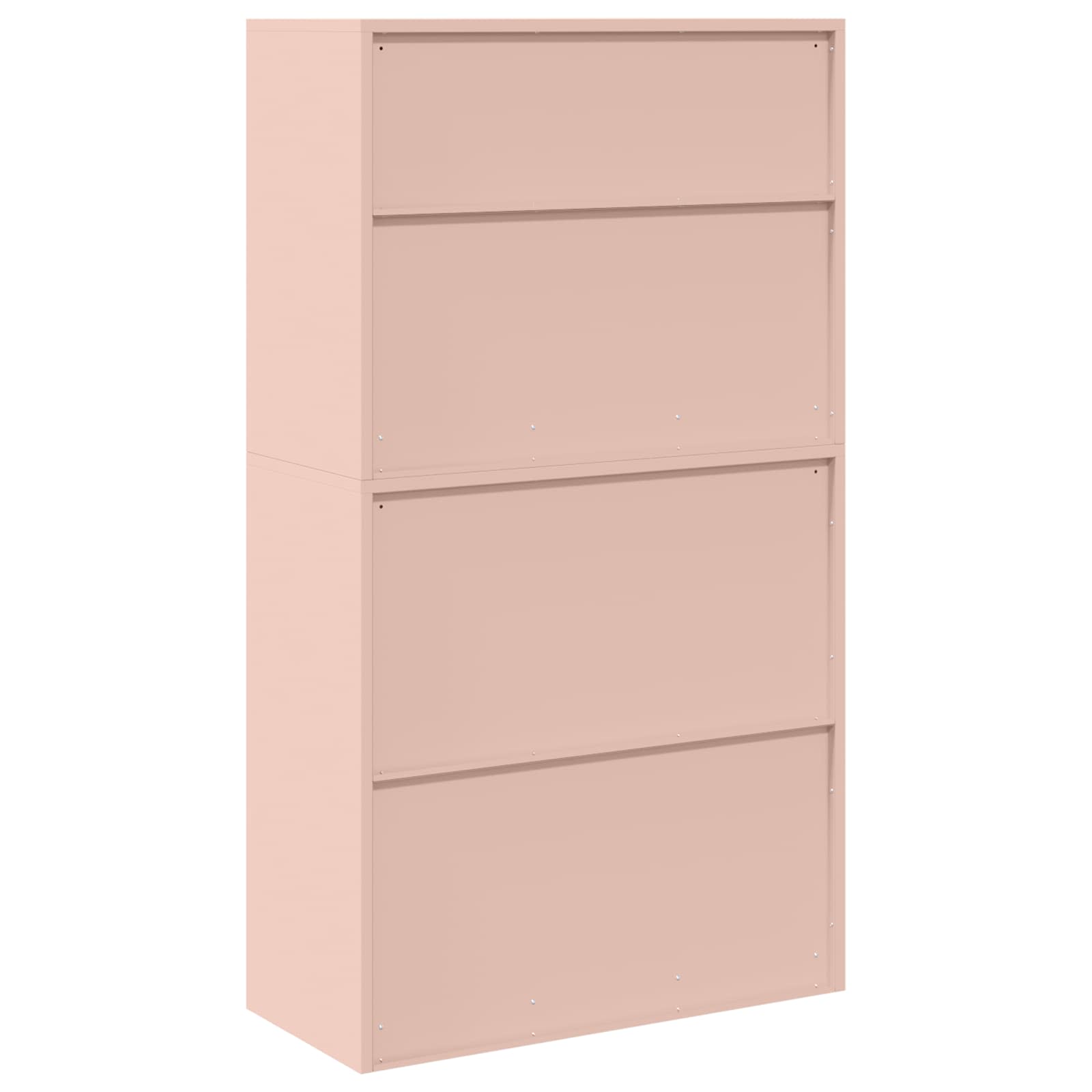 Armoire de rangement 2 pc Rose 90 x 40 x 160 cm Acier