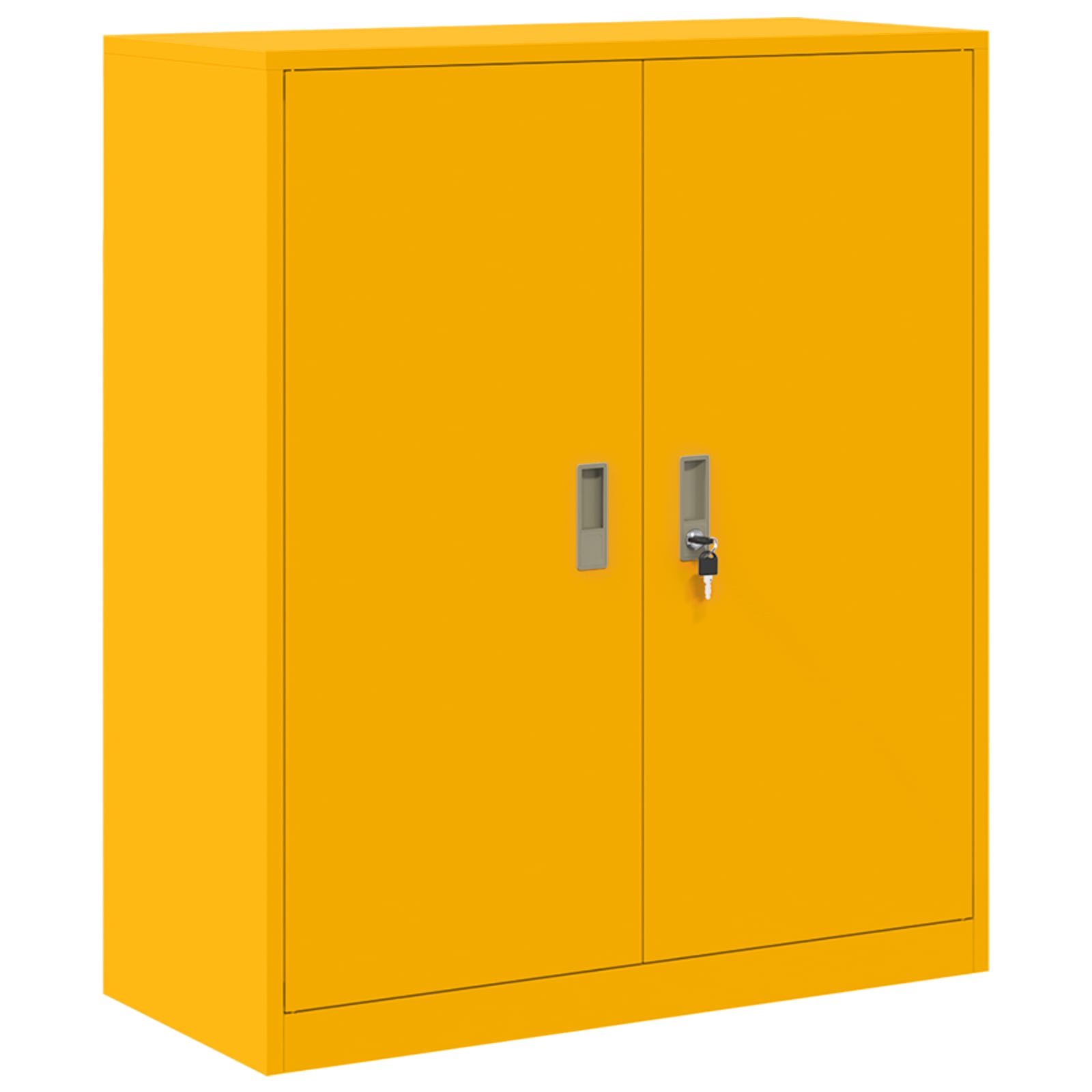 Armoire de rangement 2 pc Jaune moutarde 90 x 40 x 175 cm Acier