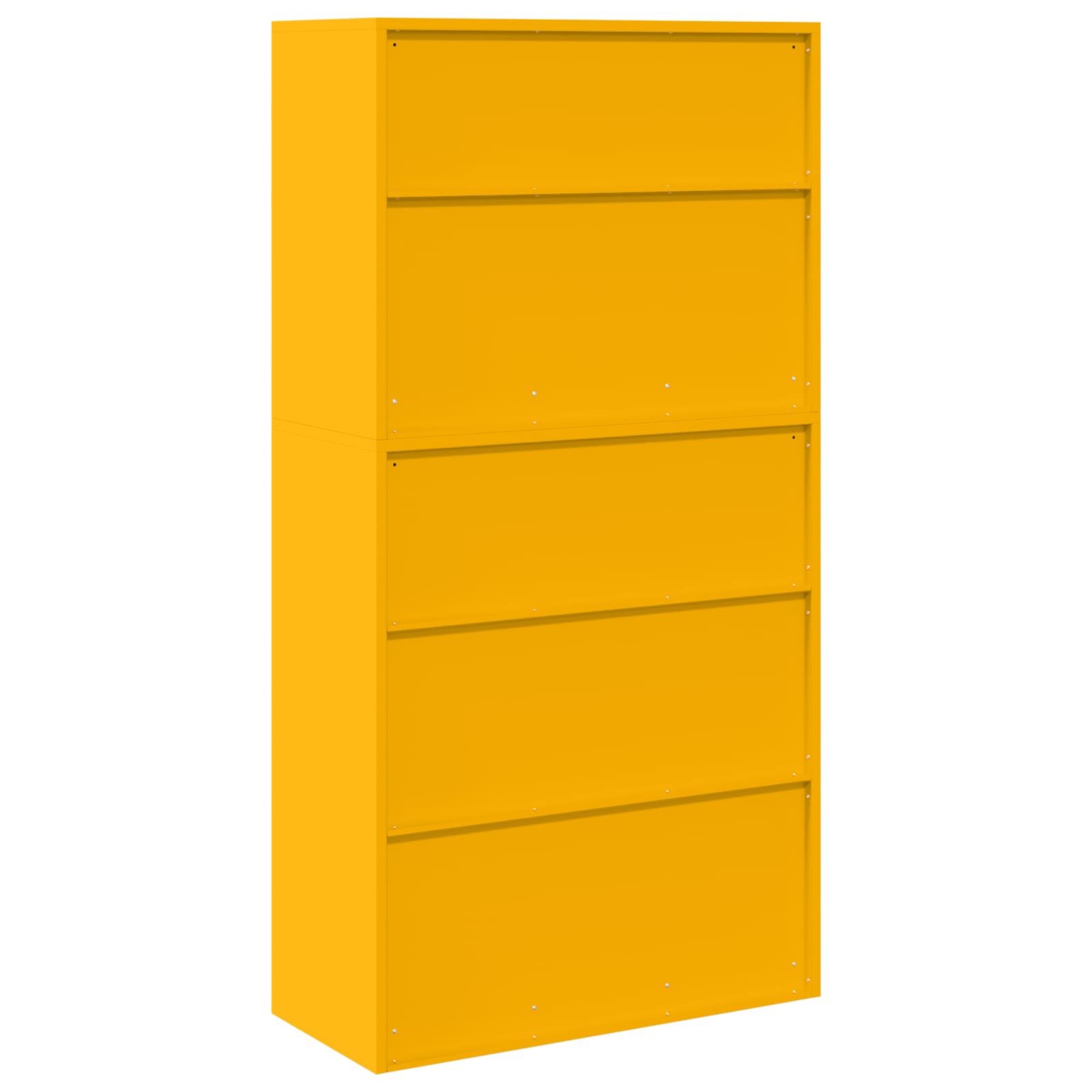Armoire de rangement 2 pc Jaune moutarde 90 x 40 x 175 cm Acier