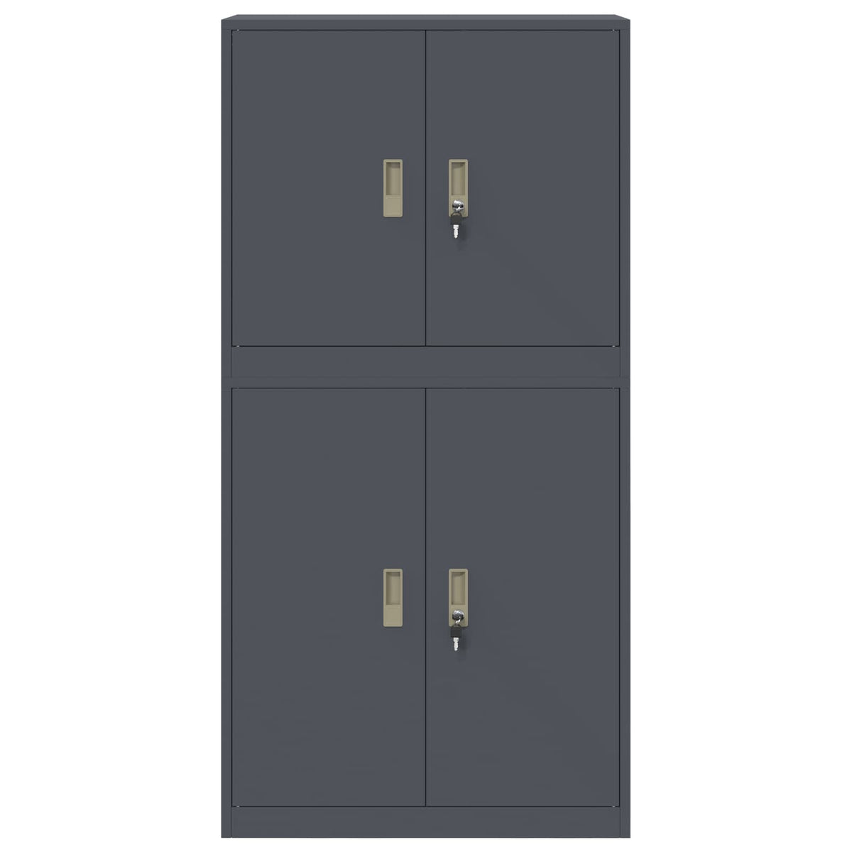 Armoire de rangement 2 pc Anthracite 80 x 40 x 160 cm Acier