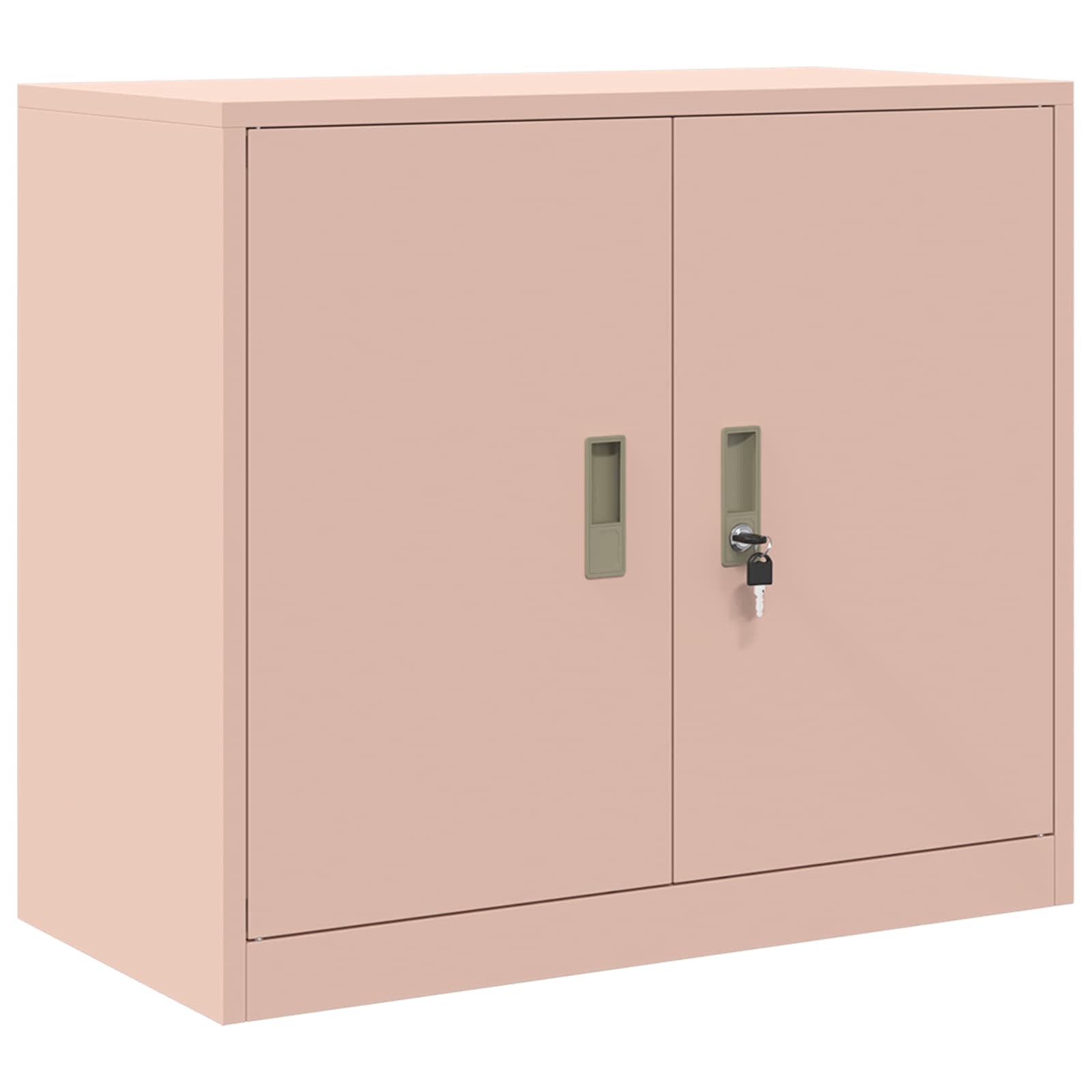 Armoire de rangement 2 pc Rose 80 x 40 x 175 cm Acier