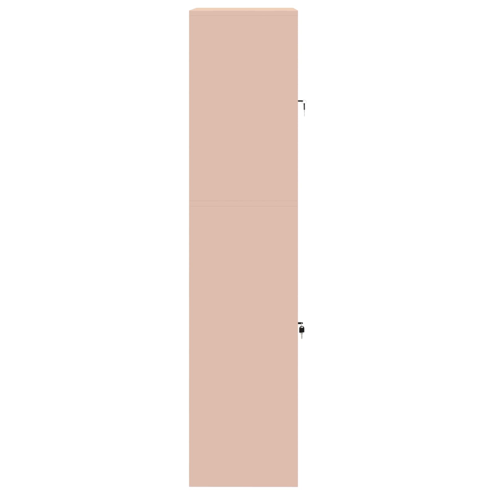 Armoire de rangement 2 pc Rose 80 x 40 x 175 cm Acier