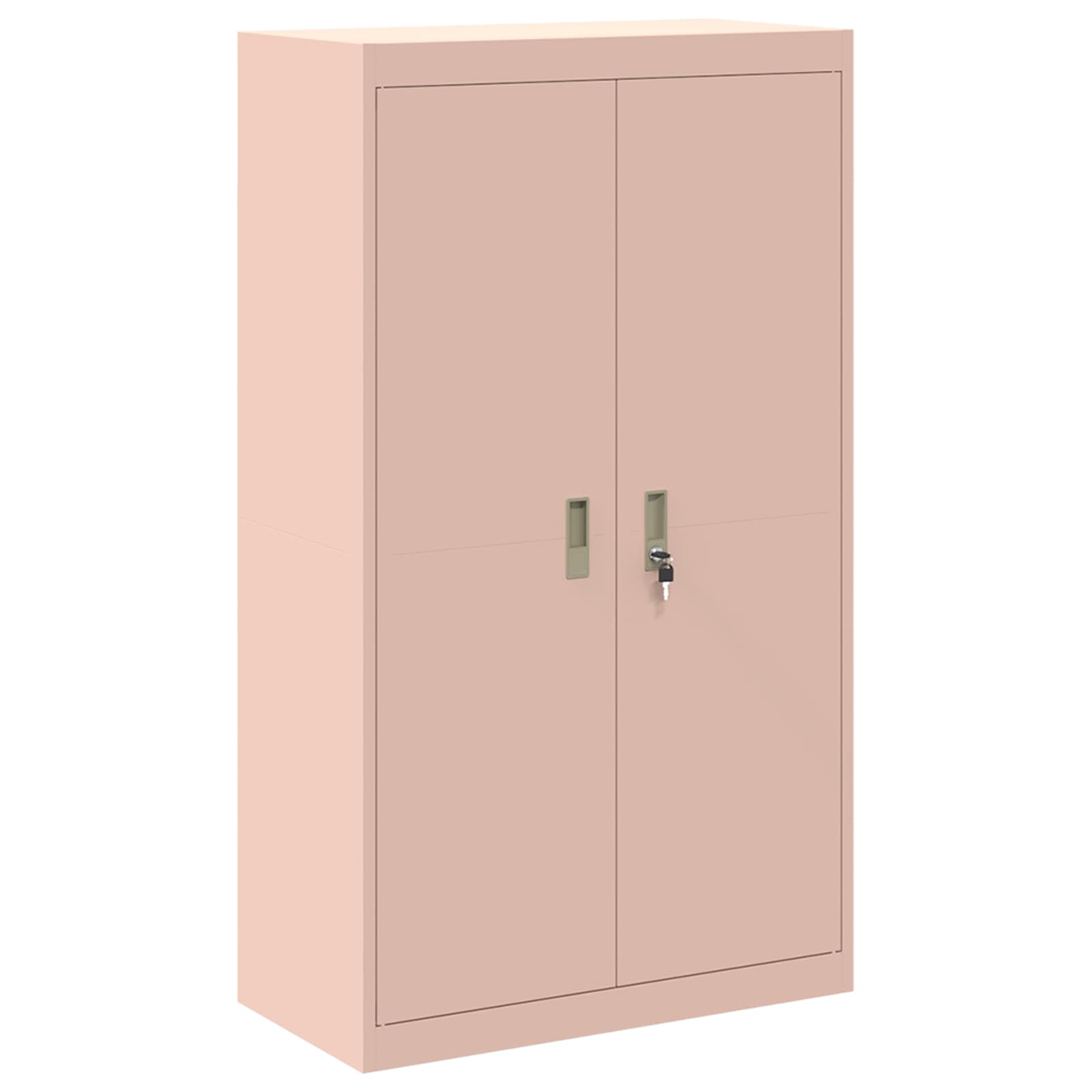 Armoire de rangement 2 pc Rose 80 x 40 x 210 cm Acier