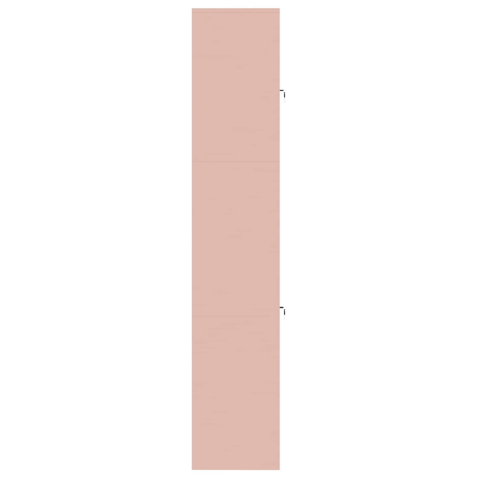 Armoire de rangement 2 pc Rose 80 x 40 x 210 cm Acier