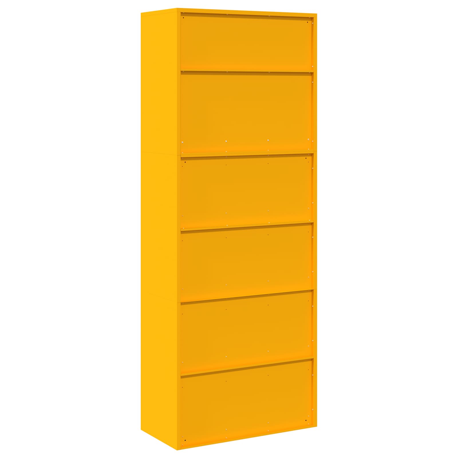 Armoire de rangement 2 pc Jaune moutarde 80 x 40 x 210 cm Acier