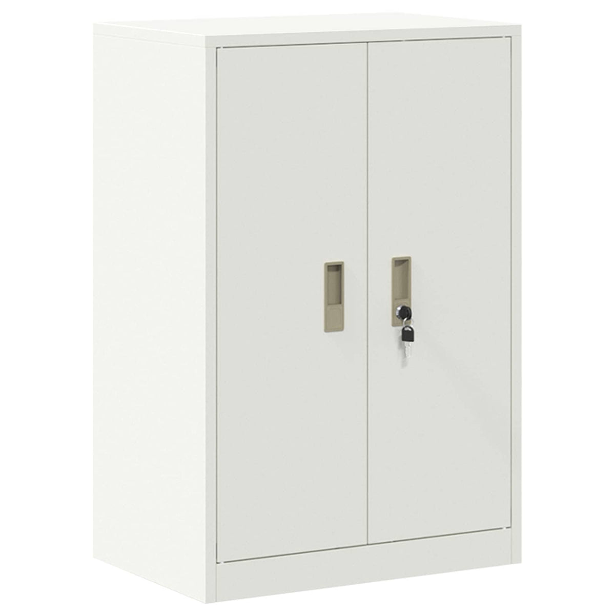 Armoire de rangement 2 pc Blanc 60 x 40 x 160 cm Acier