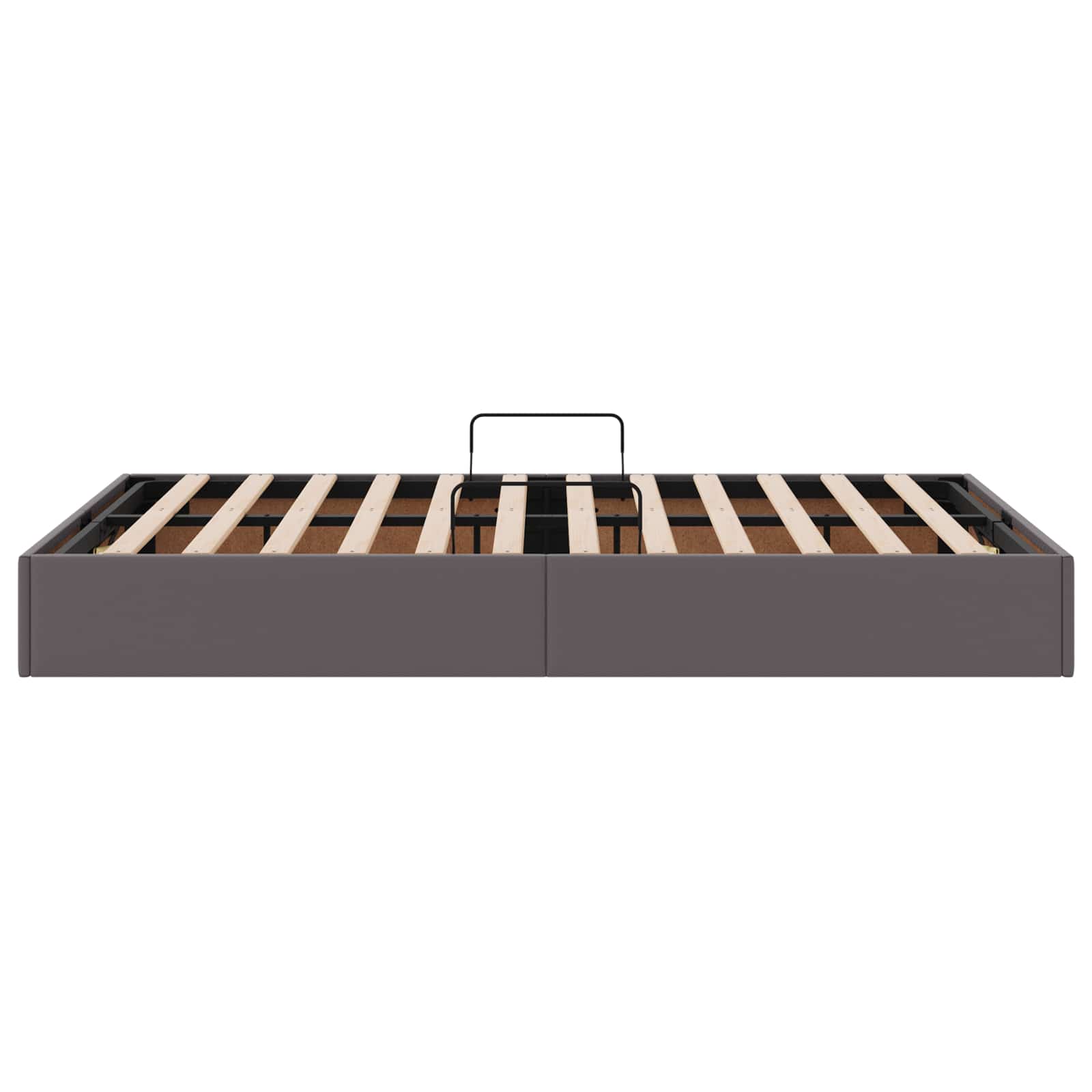 Cadre de lit ottoman Gris 120 x 190 cm Simili cuir