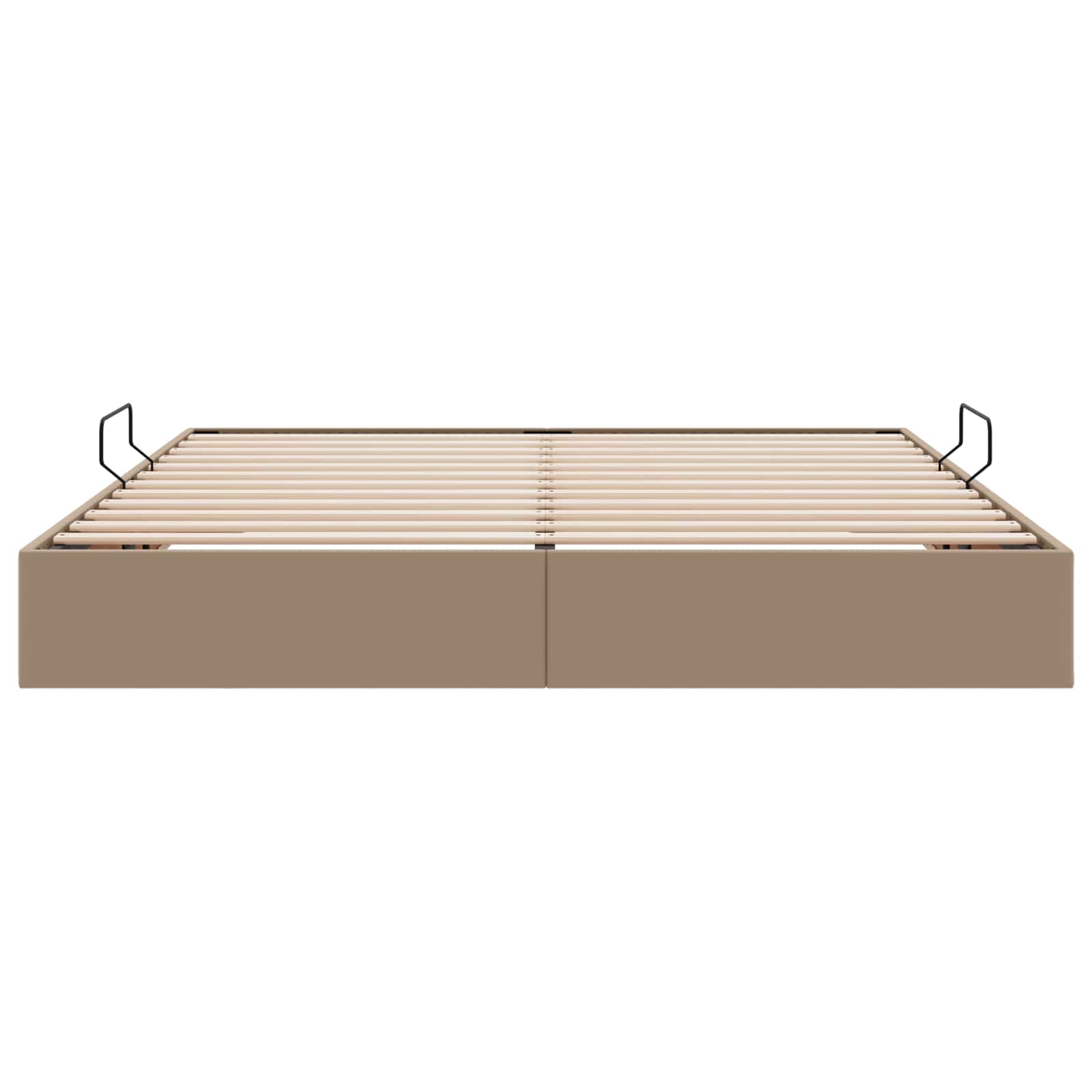 Cadre de lit ottoman Cappuccino 180 x 200 cm Simili cuir