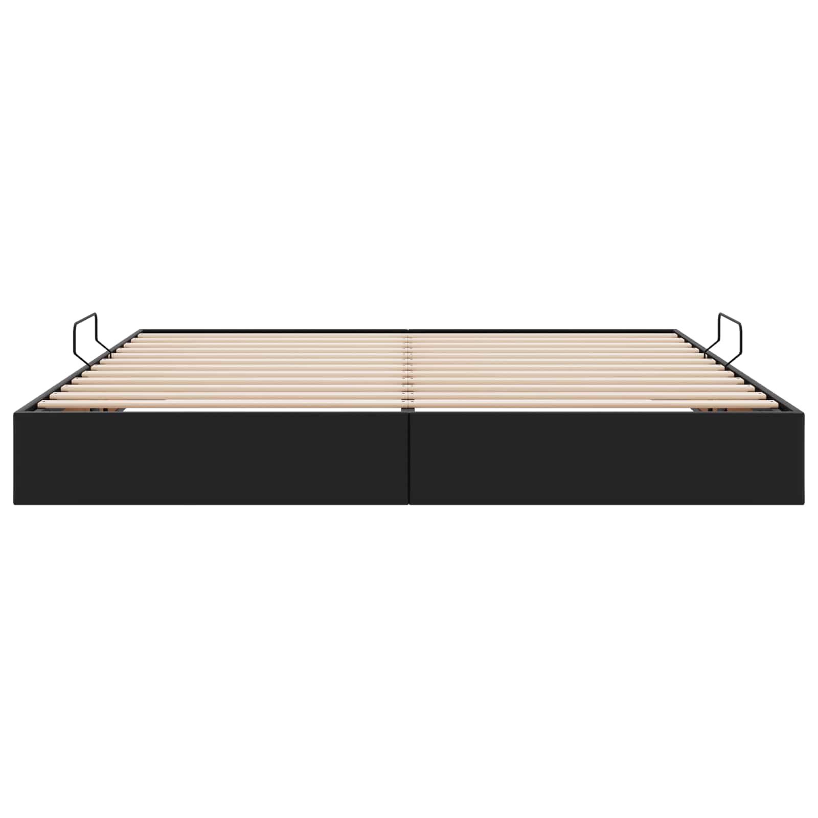 Cadre de lit ottoman Noir 200 x 200 cm Simili cuir