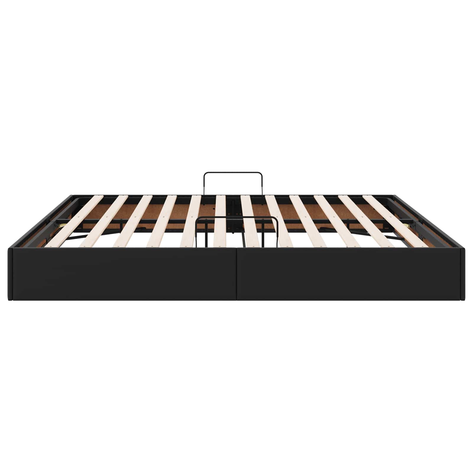 Cadre de lit ottoman Noir 200 x 200 cm Simili cuir