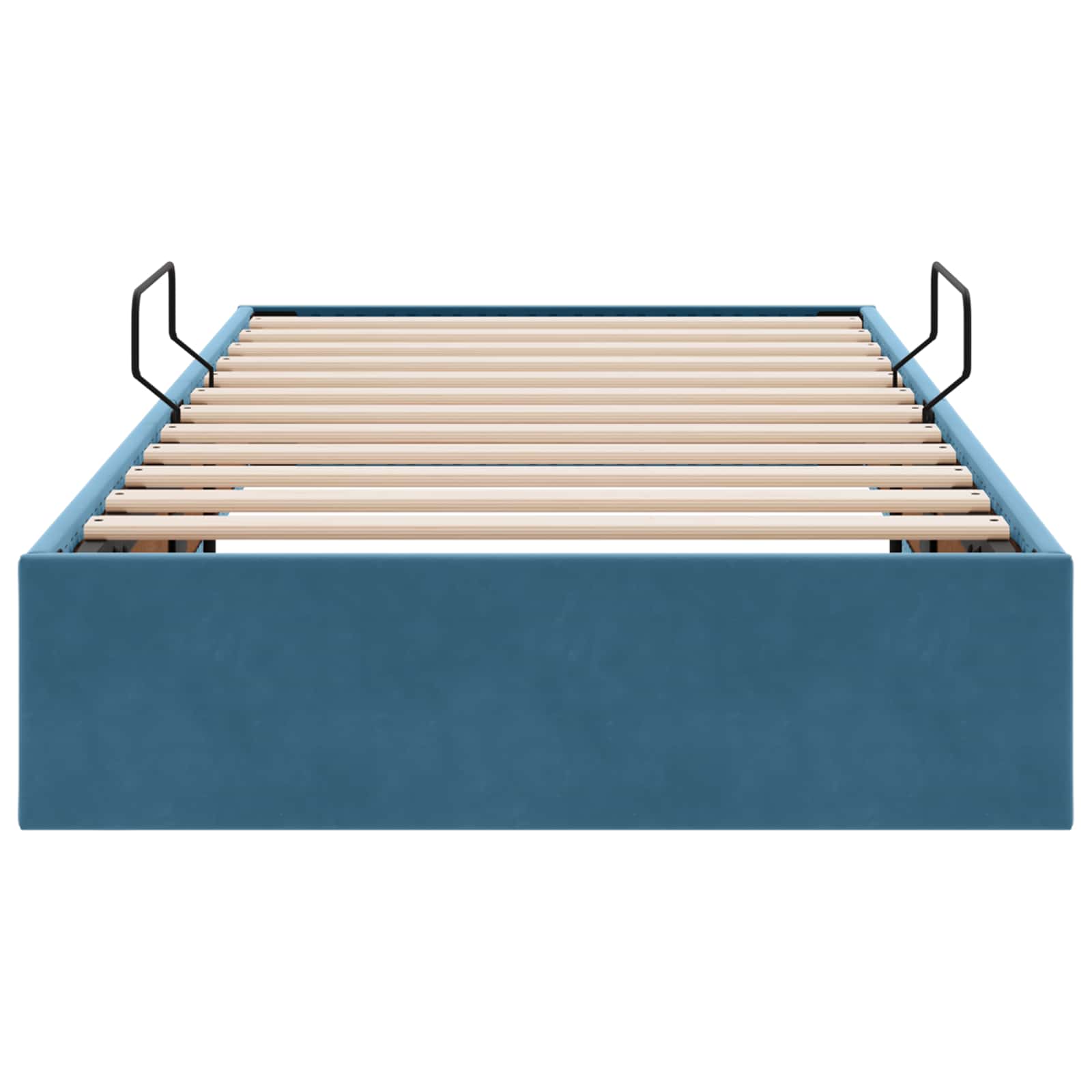 Cadre de lit ottoman Bleu foncé 90 x 190 cm Velours - XIOS