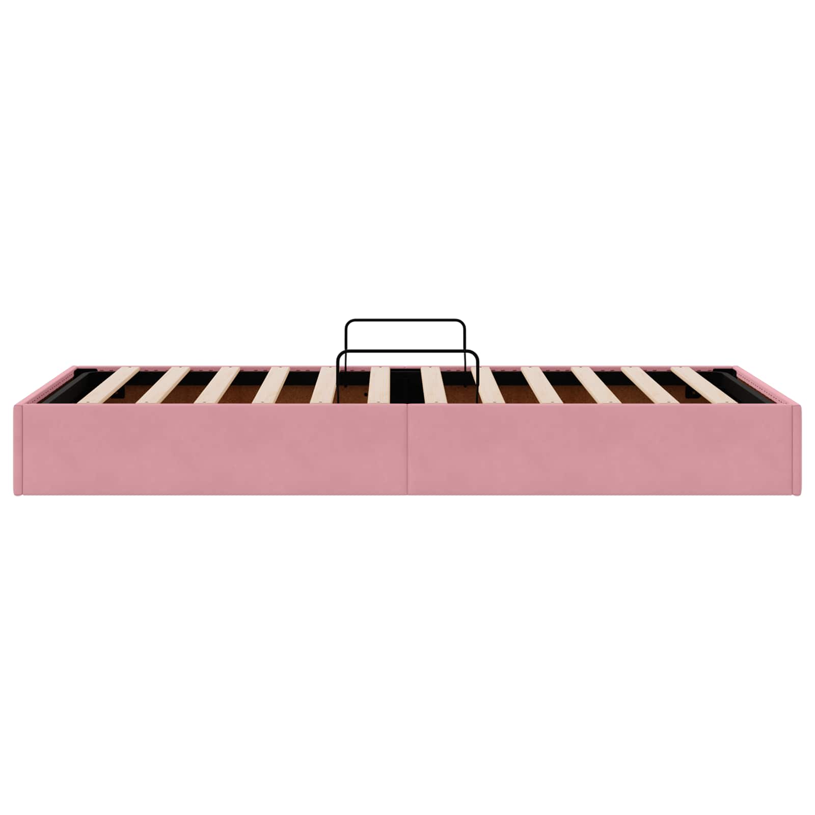 Cadre de lit ottoman avec stockage Rose 100 x 200 cm Velours - XIOS