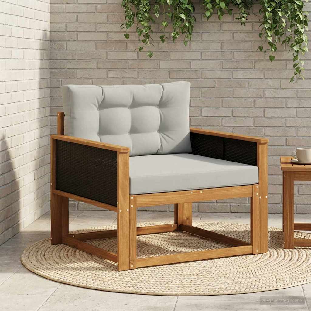 Sofa de milieu extérieur Bois d'Acacia Massif Naturel - XIOS