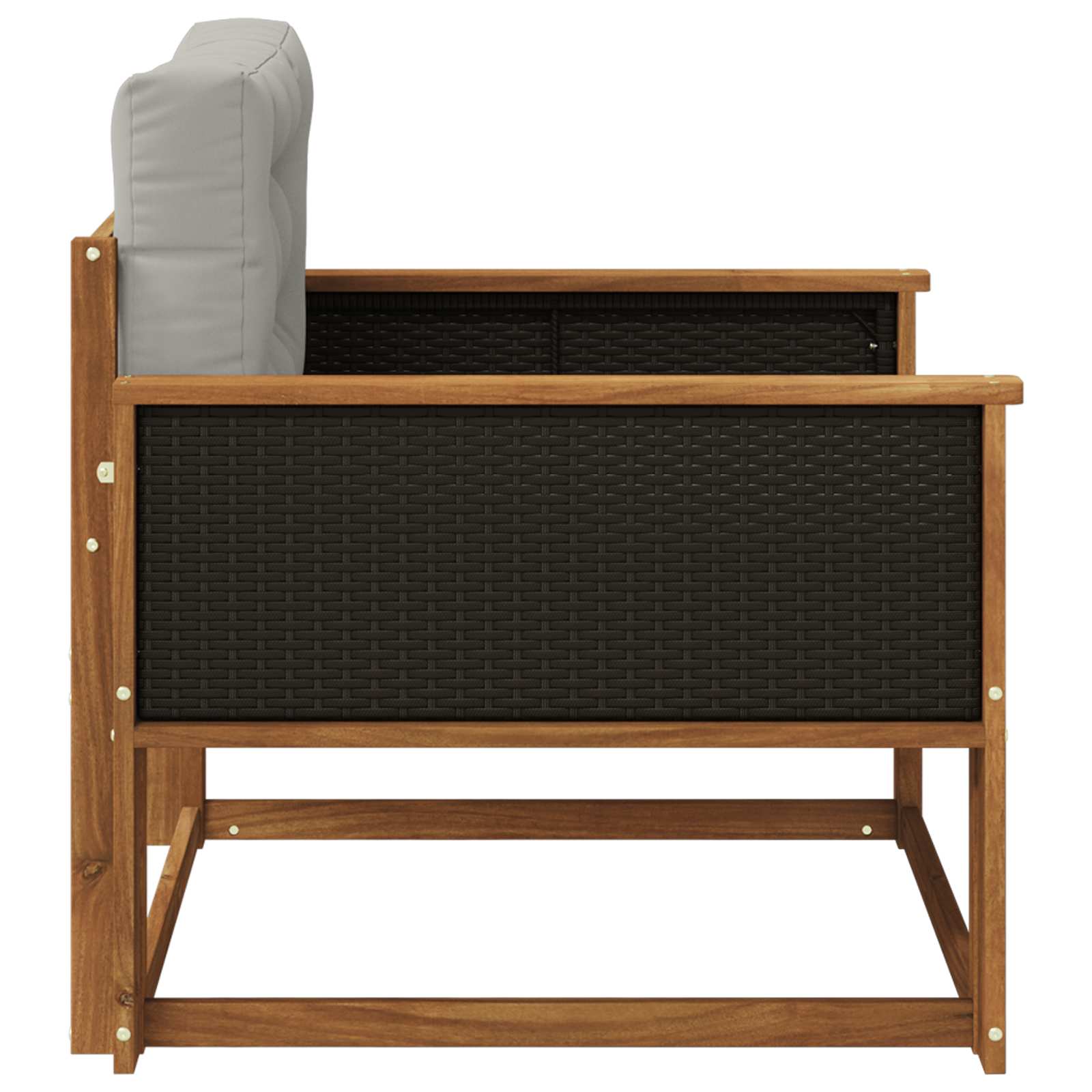 Sofa de milieu extérieur Bois d'Acacia Massif Naturel - XIOS