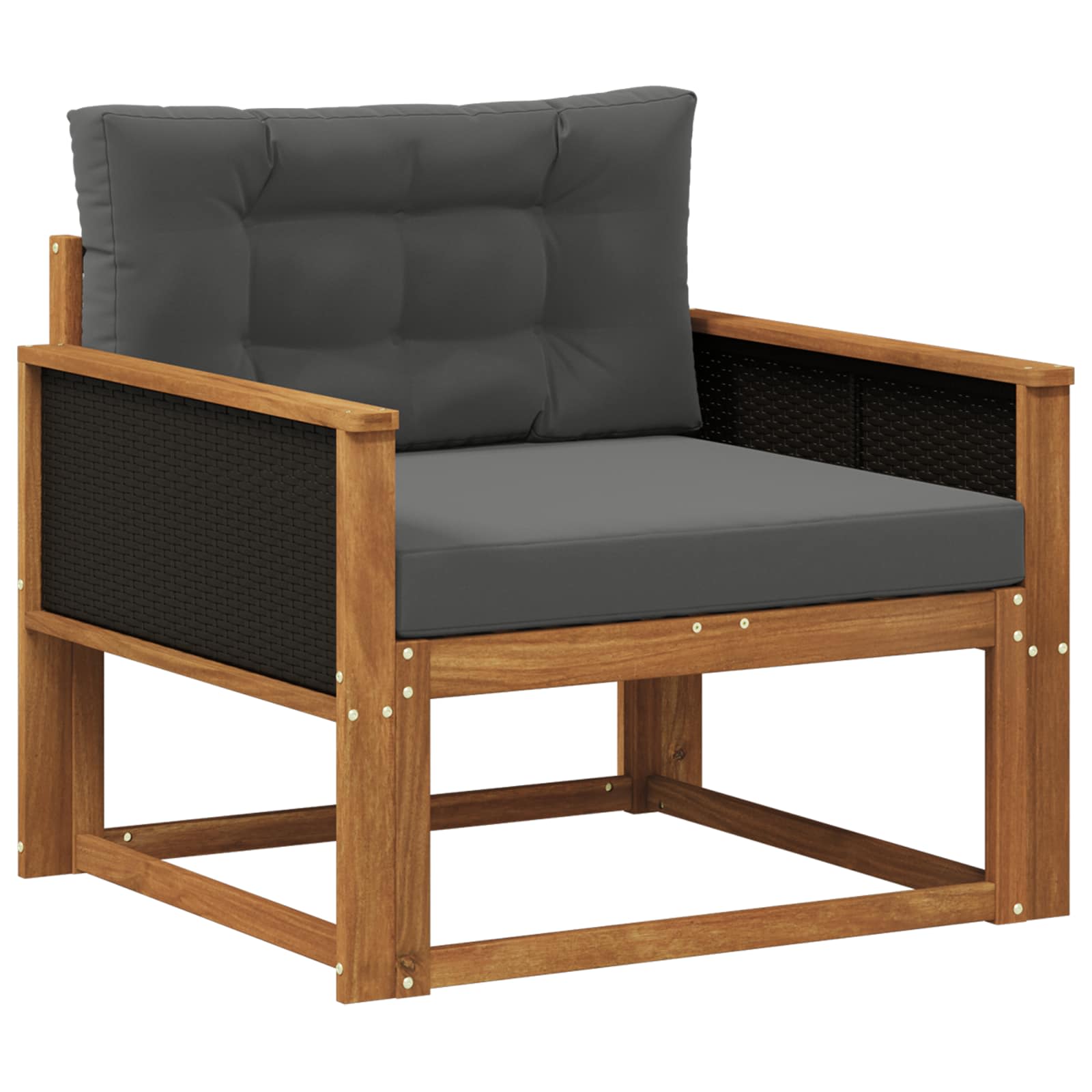 Sofa de milieu extérieur Bois d'Acacia Massif Naturel - XIOS