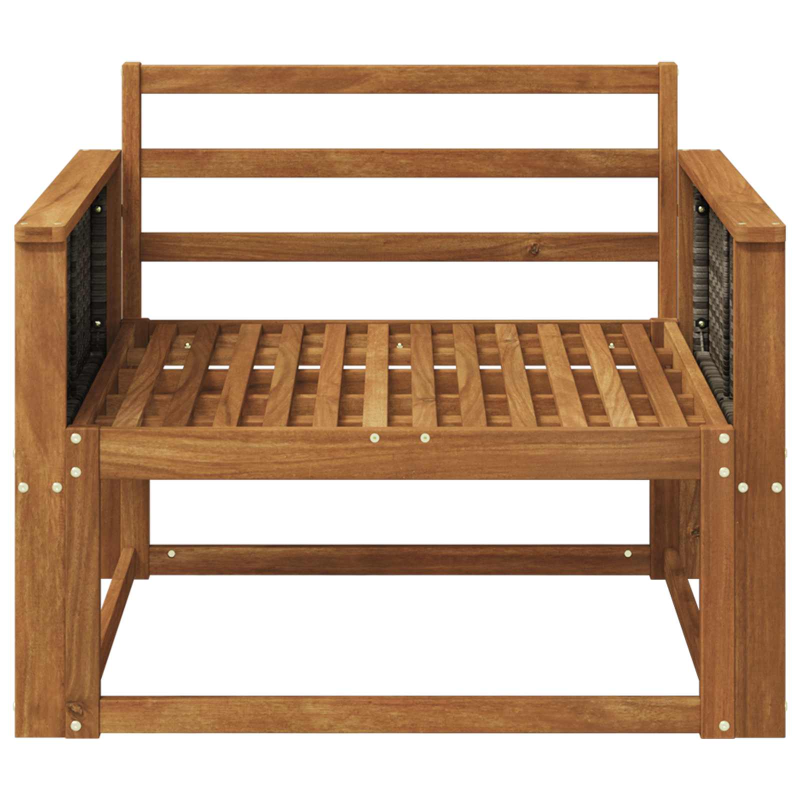 Sofa de milieu extérieur Bois d'Acacia Massif Naturel - XIOS