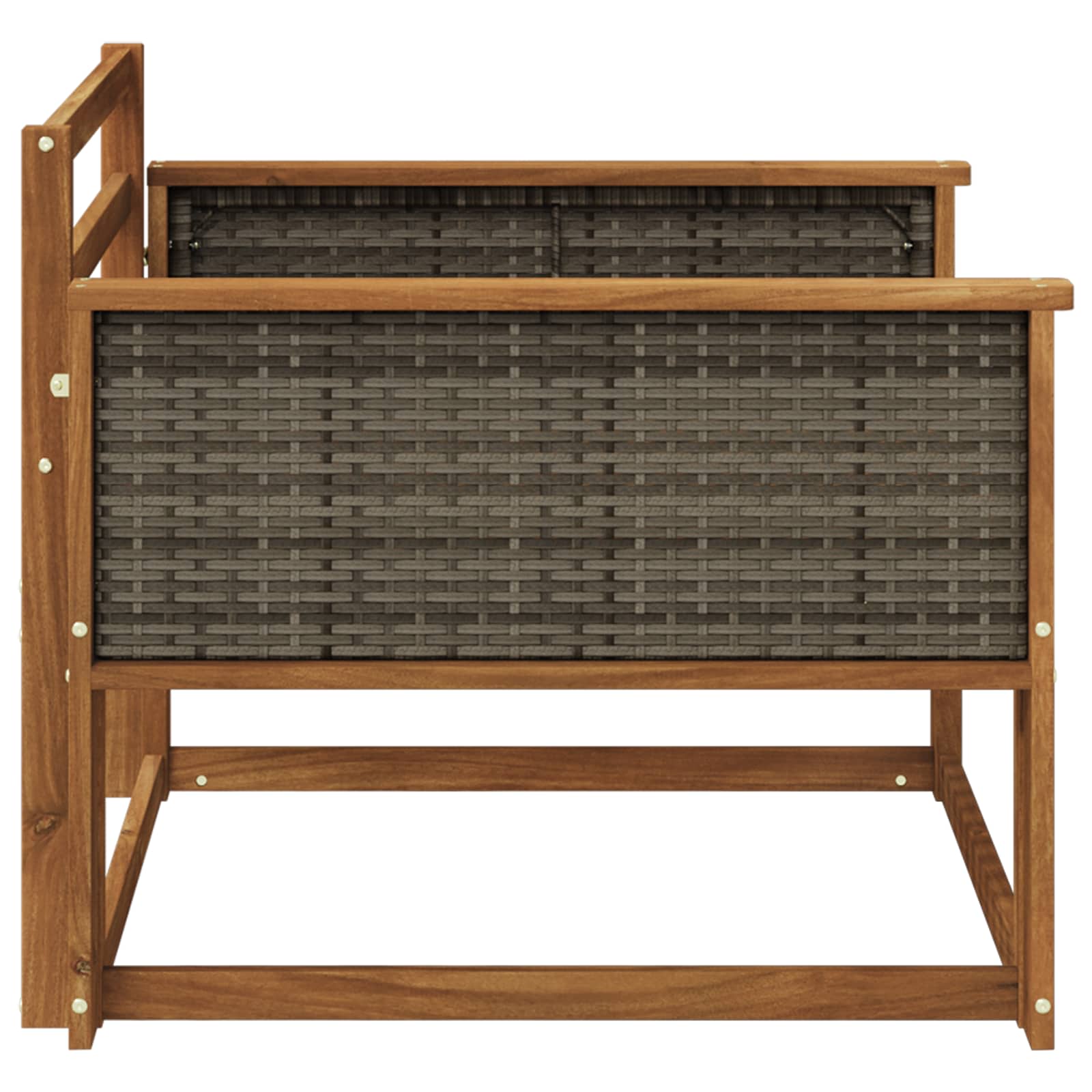 Sofa de milieu extérieur Bois d'Acacia Massif Naturel - XIOS