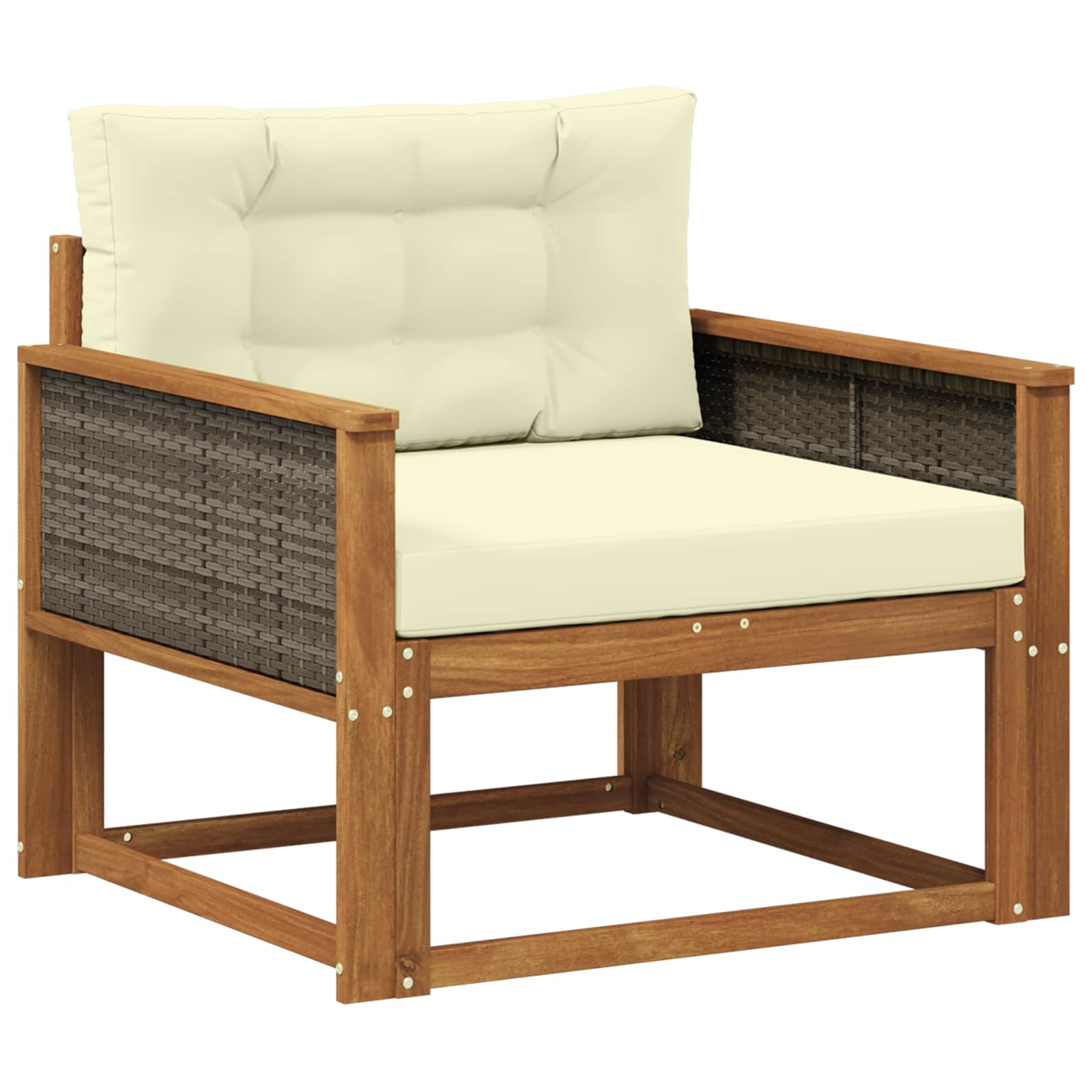 Sofa de milieu extérieur Bois d'Acacia Massif Naturel - XIOS