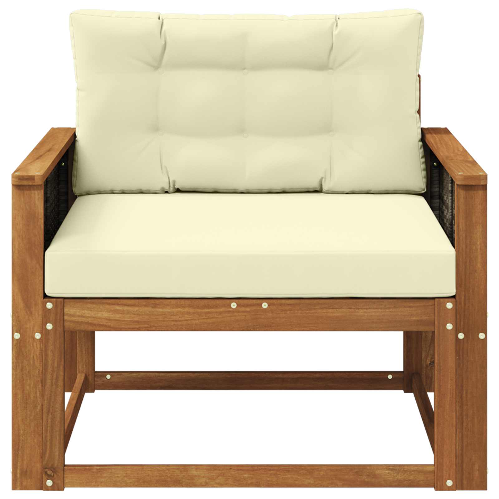 Sofa de milieu extérieur Bois d'Acacia Massif Naturel - XIOS