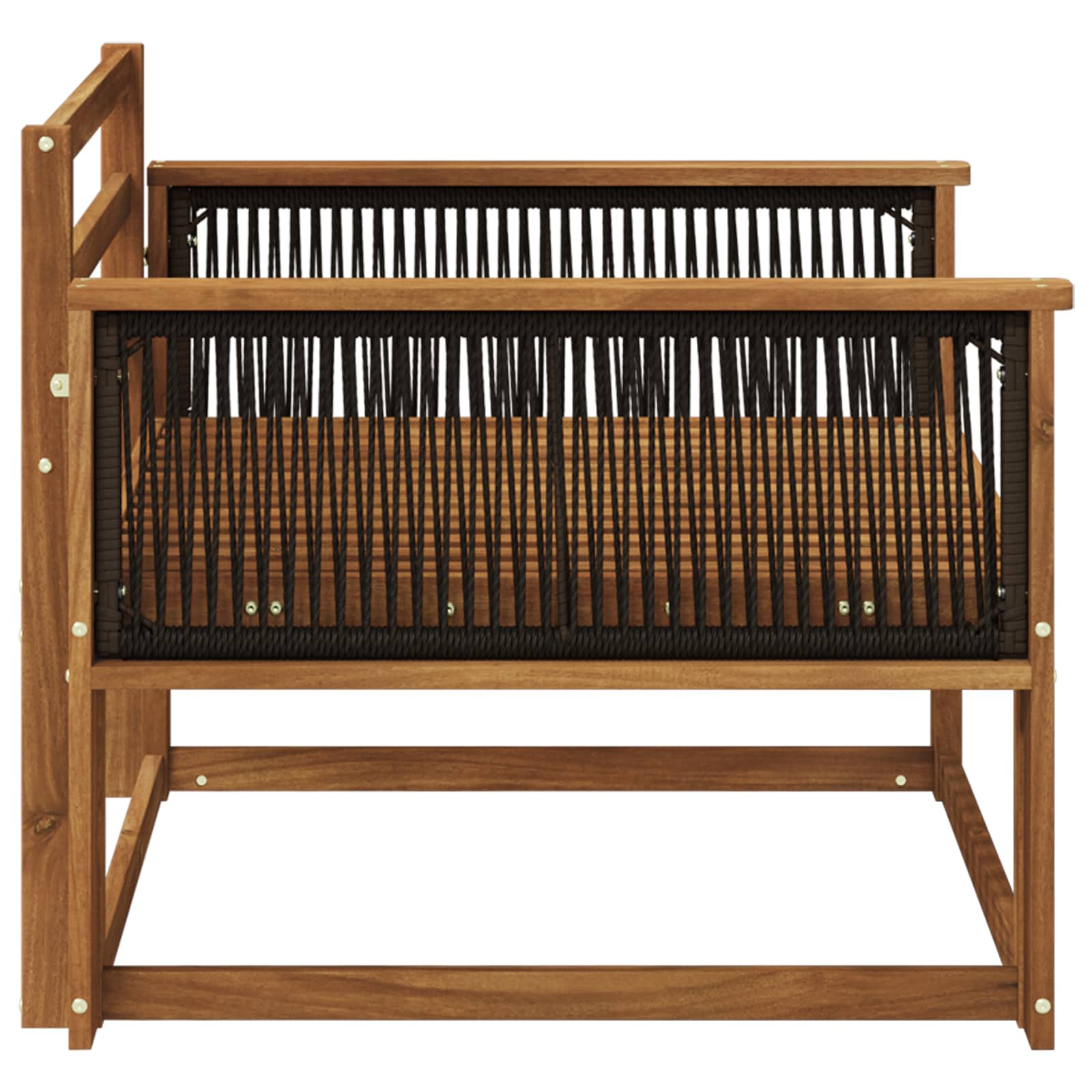 Sofa de milieu extérieur Bois d'Acacia Massif Naturel - XIOS