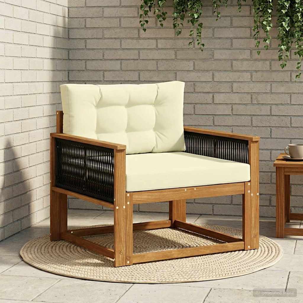 Sofa de milieu extérieur Bois d'Acacia Massif Naturel - XIOS