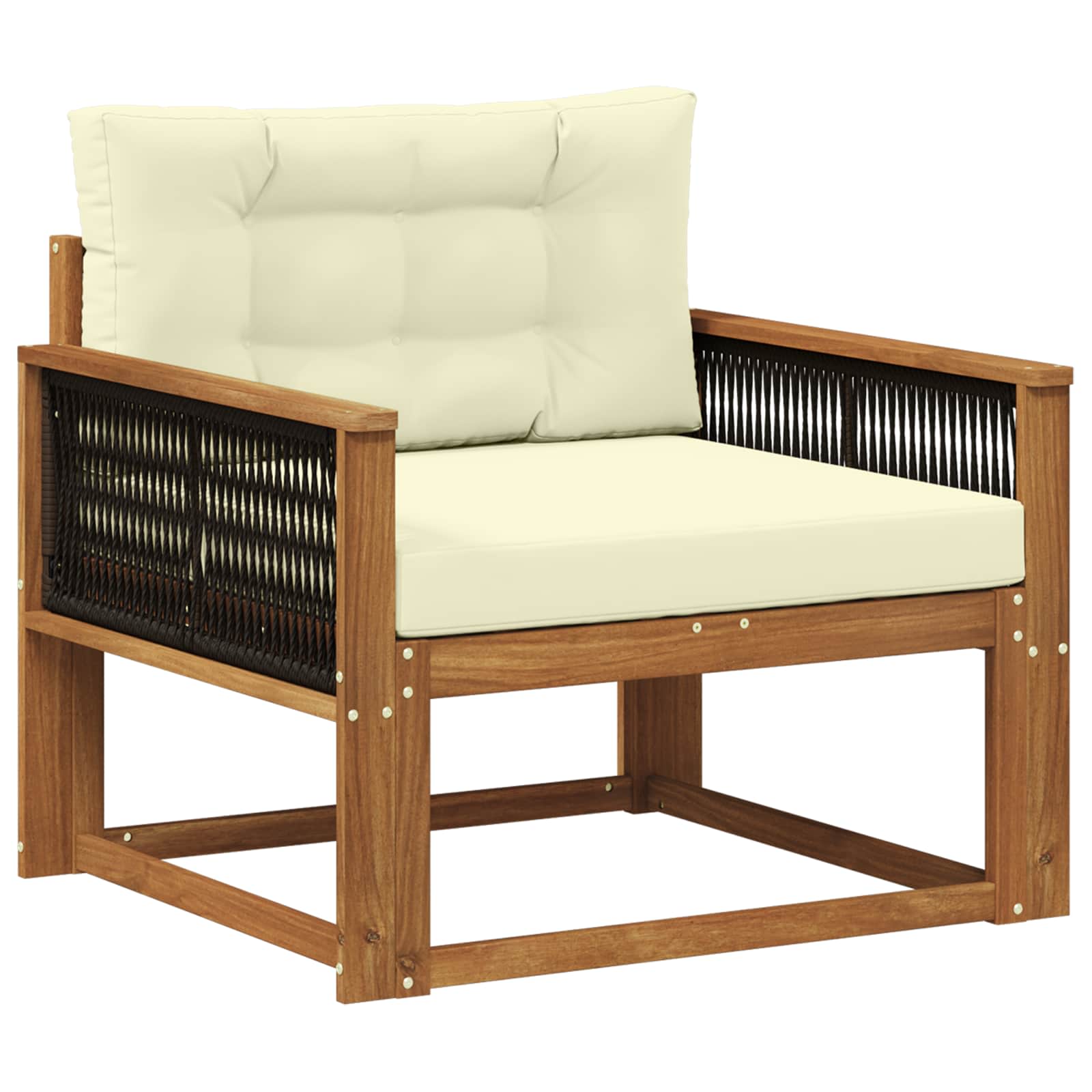Sofa de milieu extérieur Bois d'Acacia Massif Naturel - XIOS