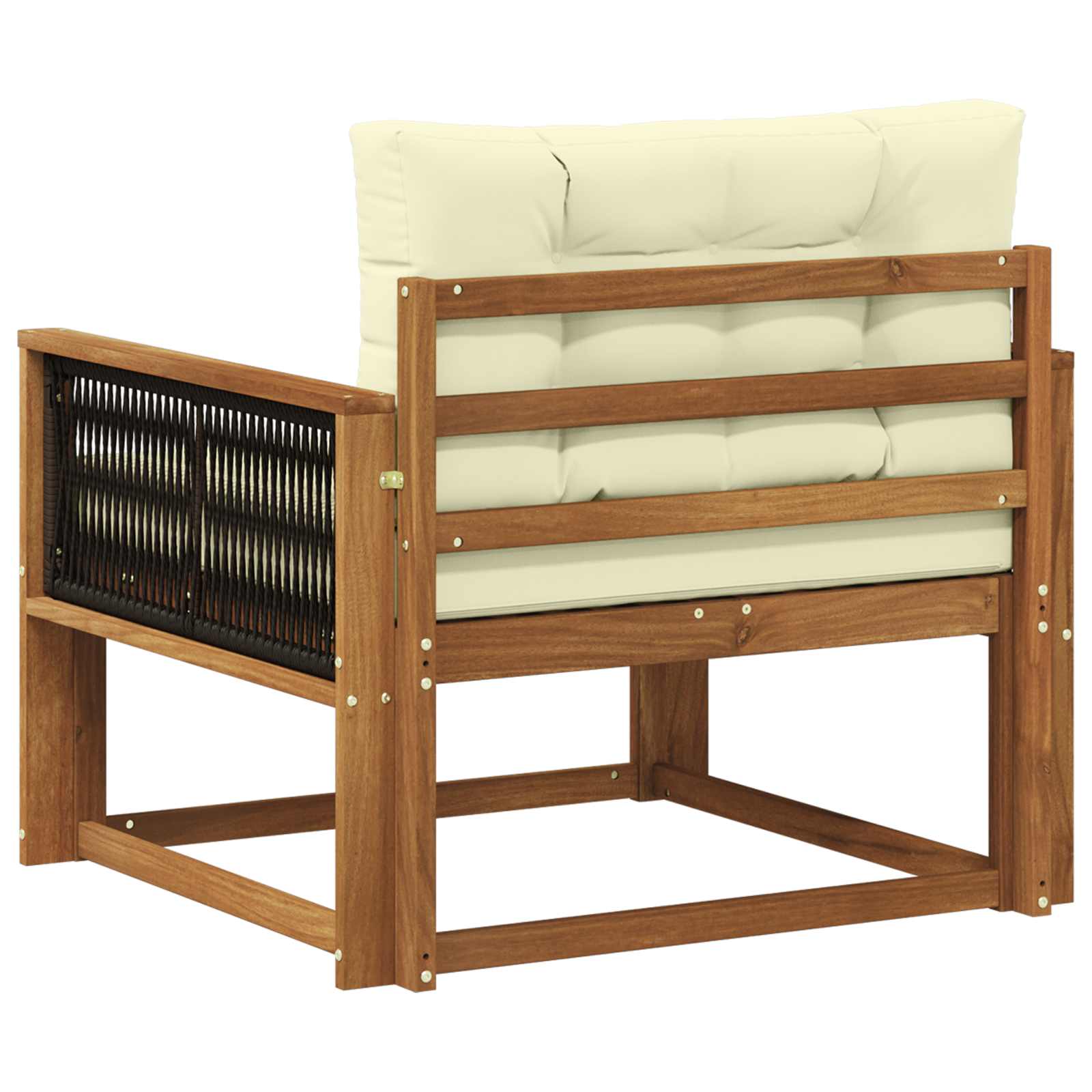 Sofa de milieu extérieur Bois d'Acacia Massif Naturel - XIOS