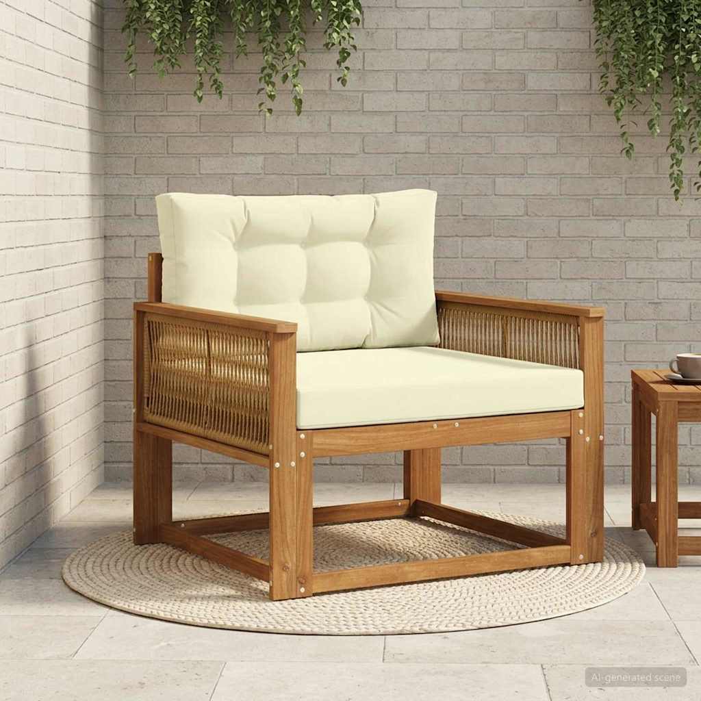 Sofa de milieu extérieur Bois d'Acacia Massif Naturel - XIOS