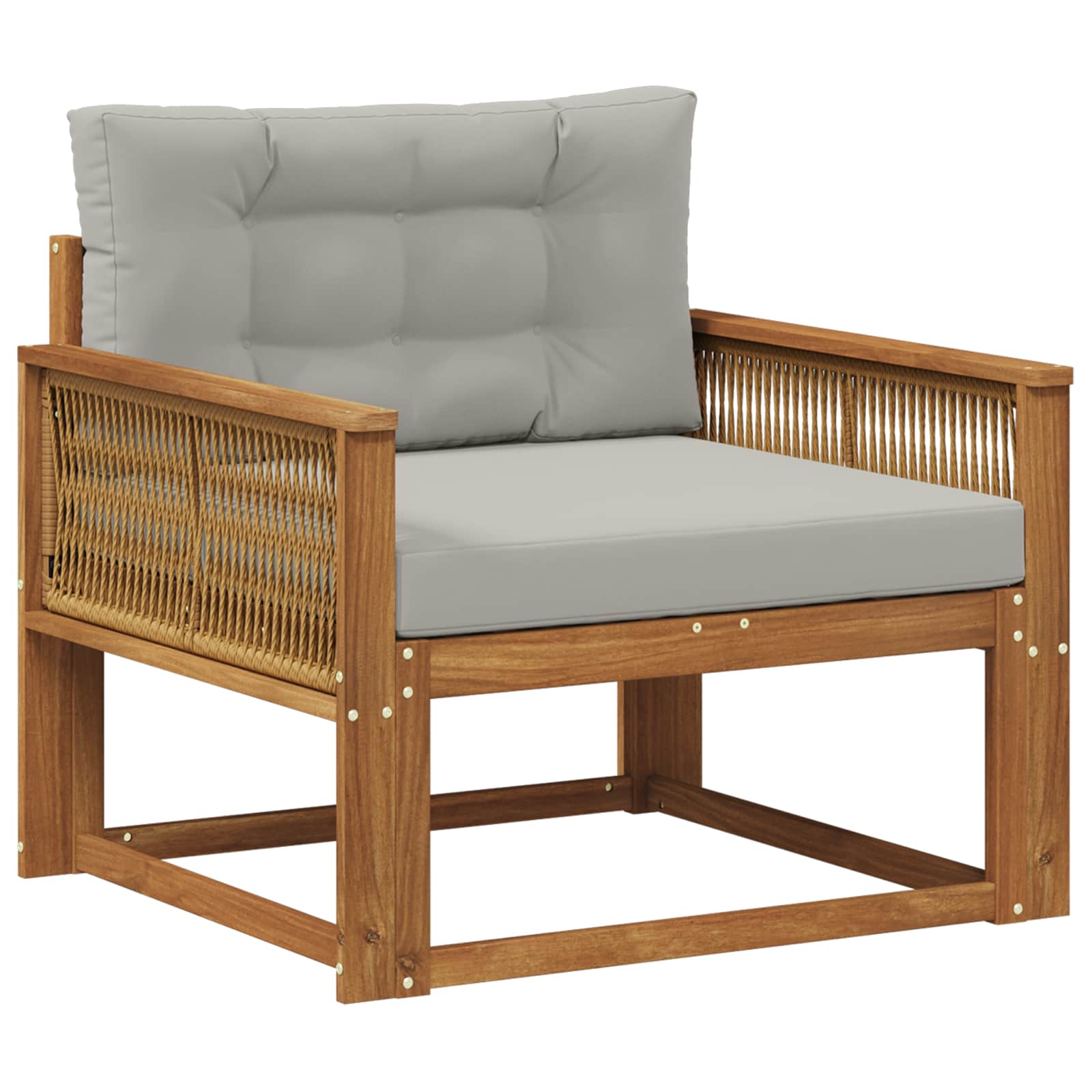 Sofa de milieu extérieur Bois d'Acacia Massif Naturel - XIOS